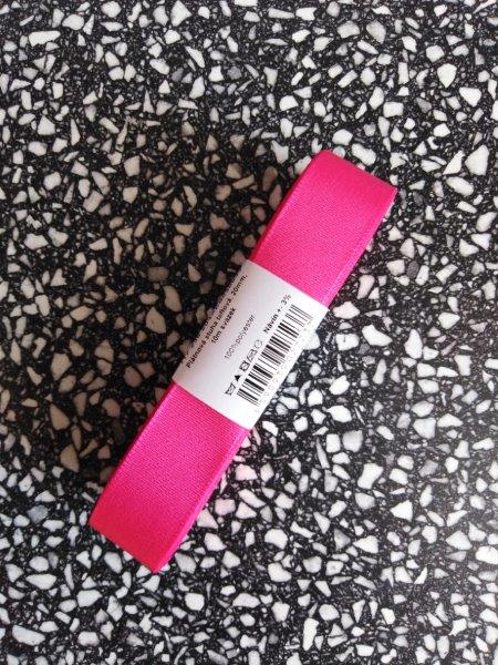 Stuha taftová 15 mm malinová