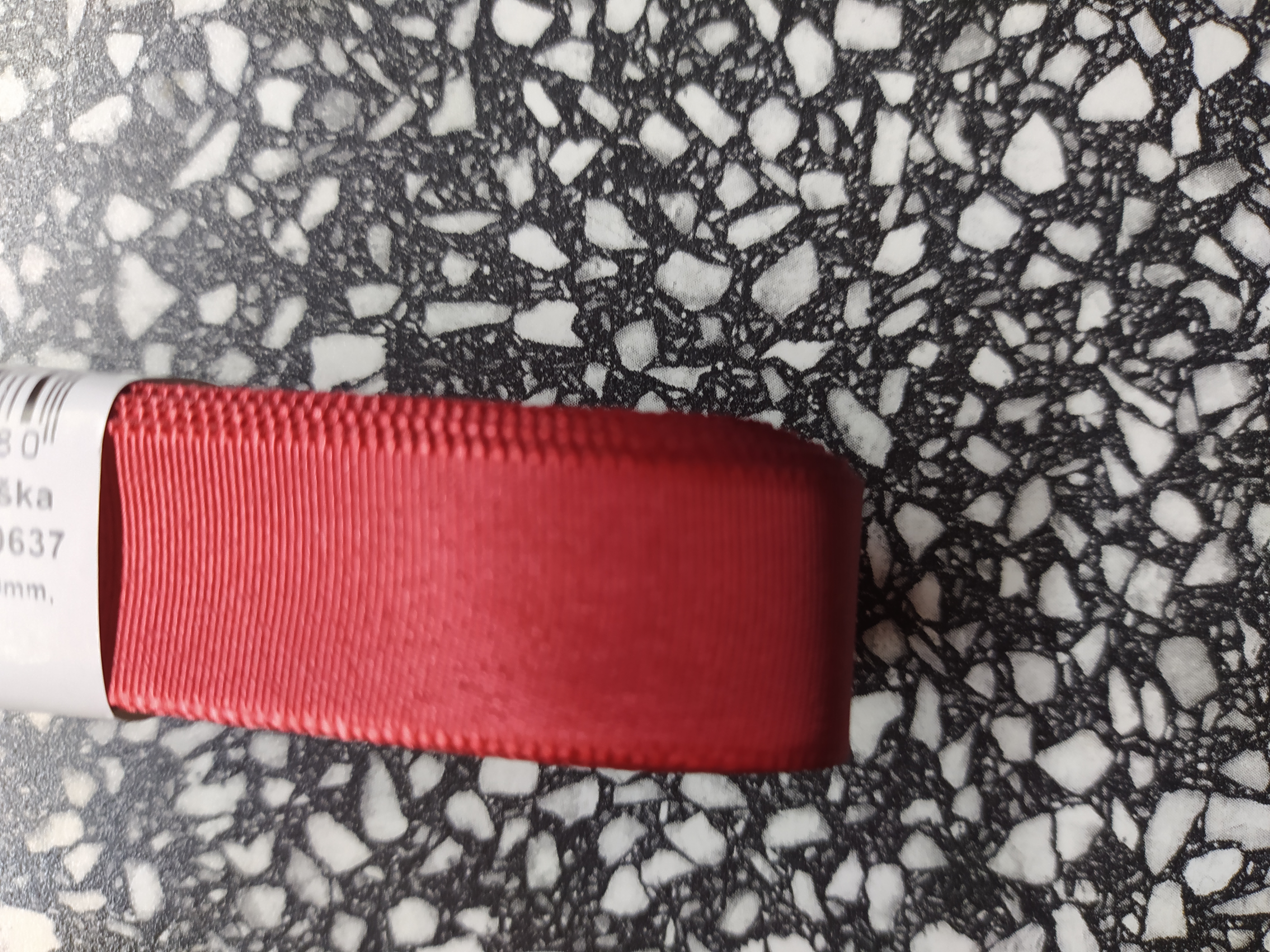 Stuha taftová 20 mm vínová