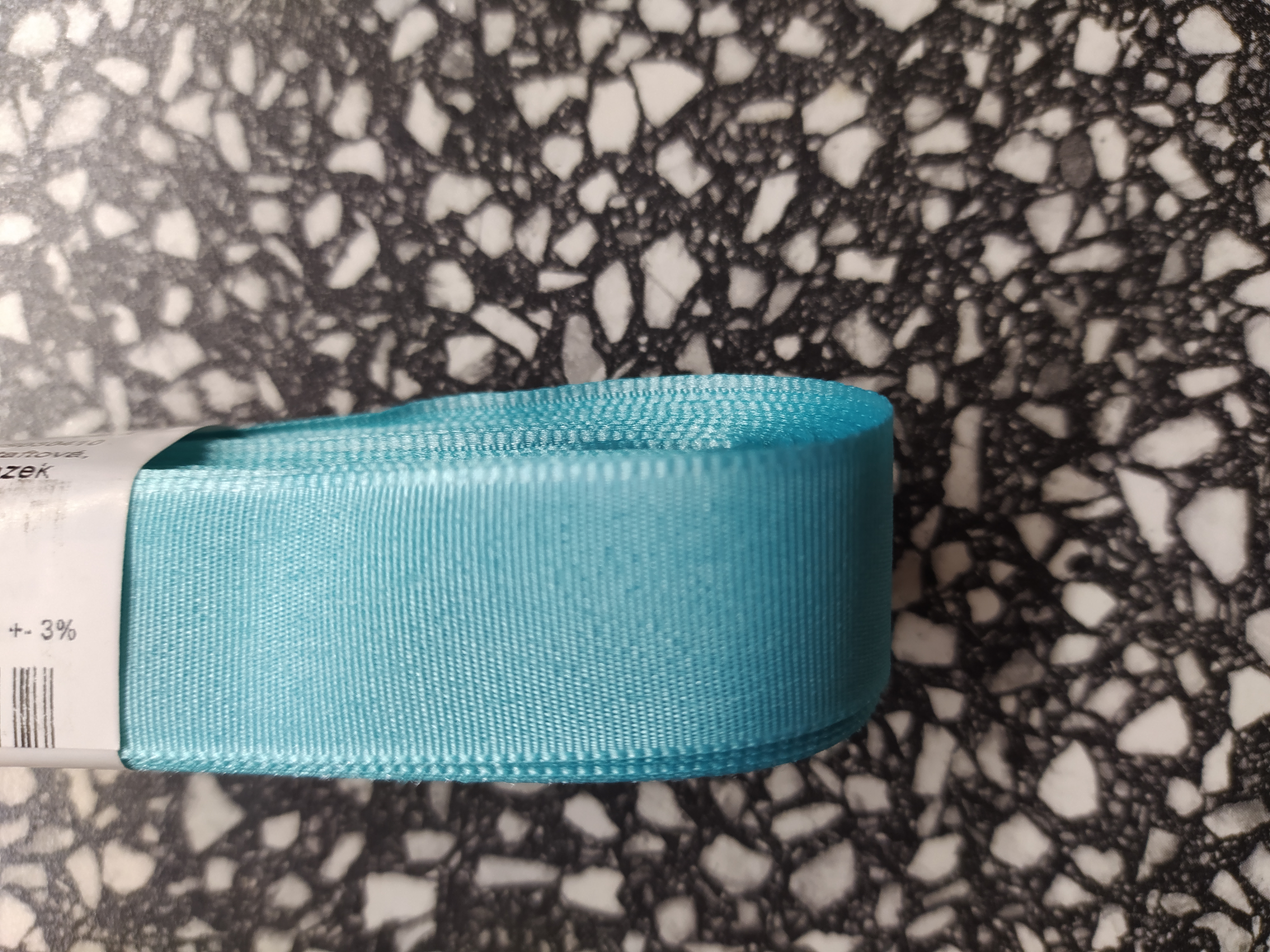 Stuha taftová 20 mm akvamarínová