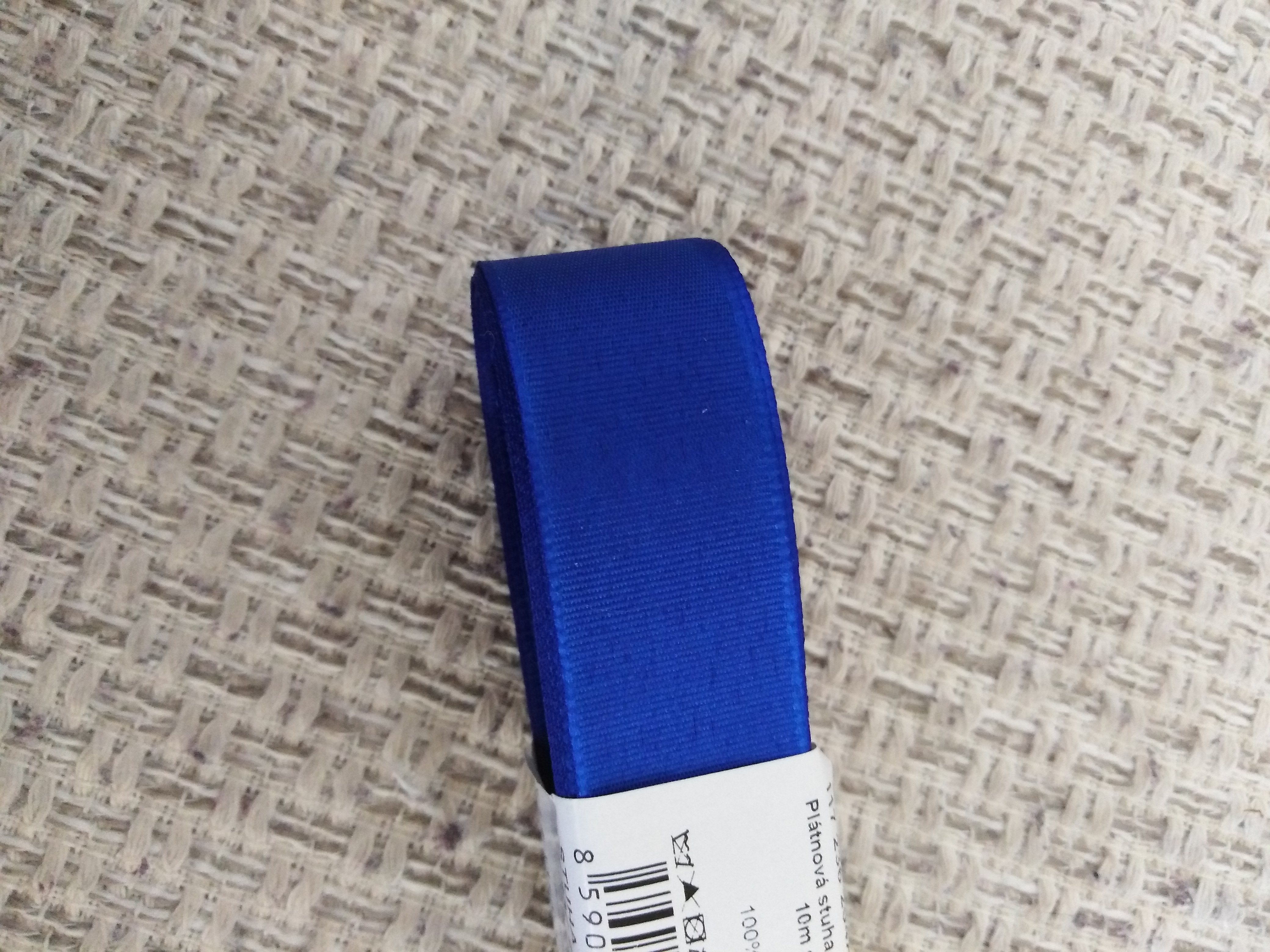 Stuha taftová 20 mm královská modř