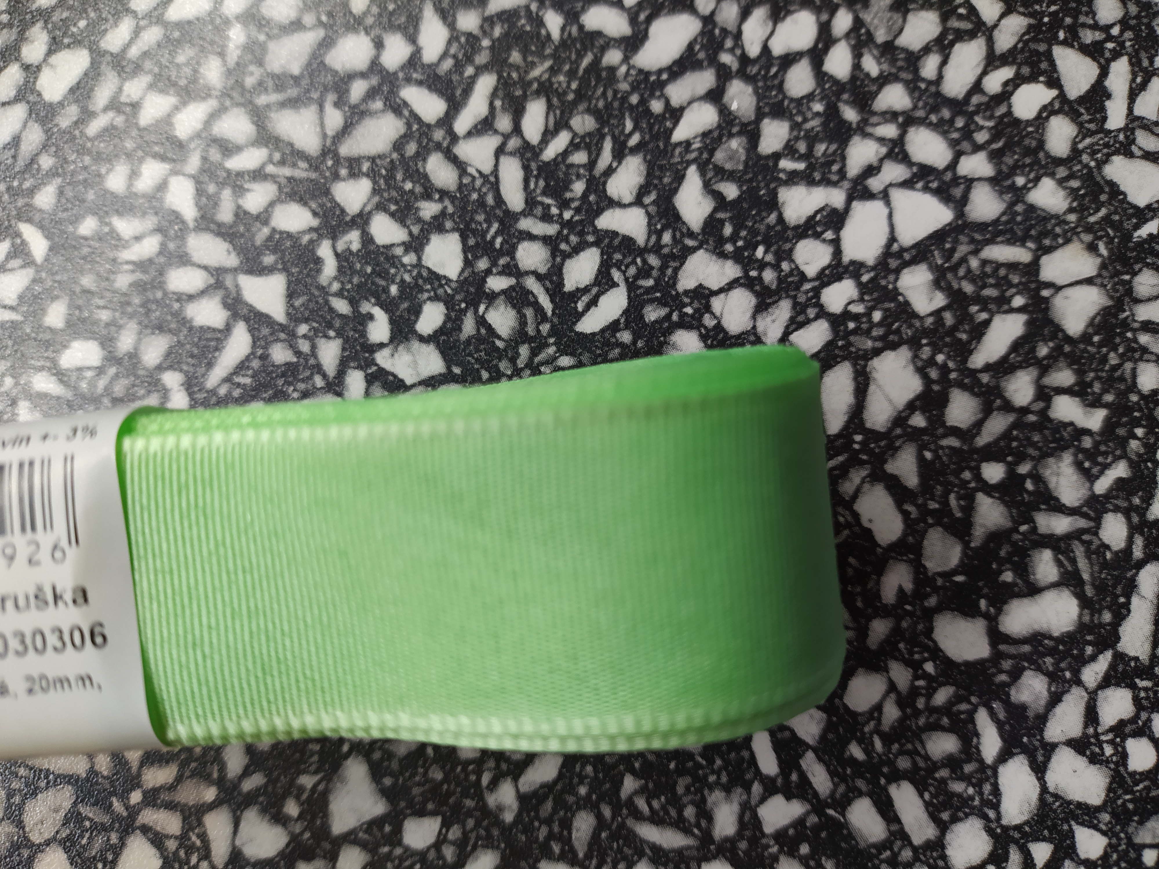 Stuha taftová 20 mm nilská zeleň