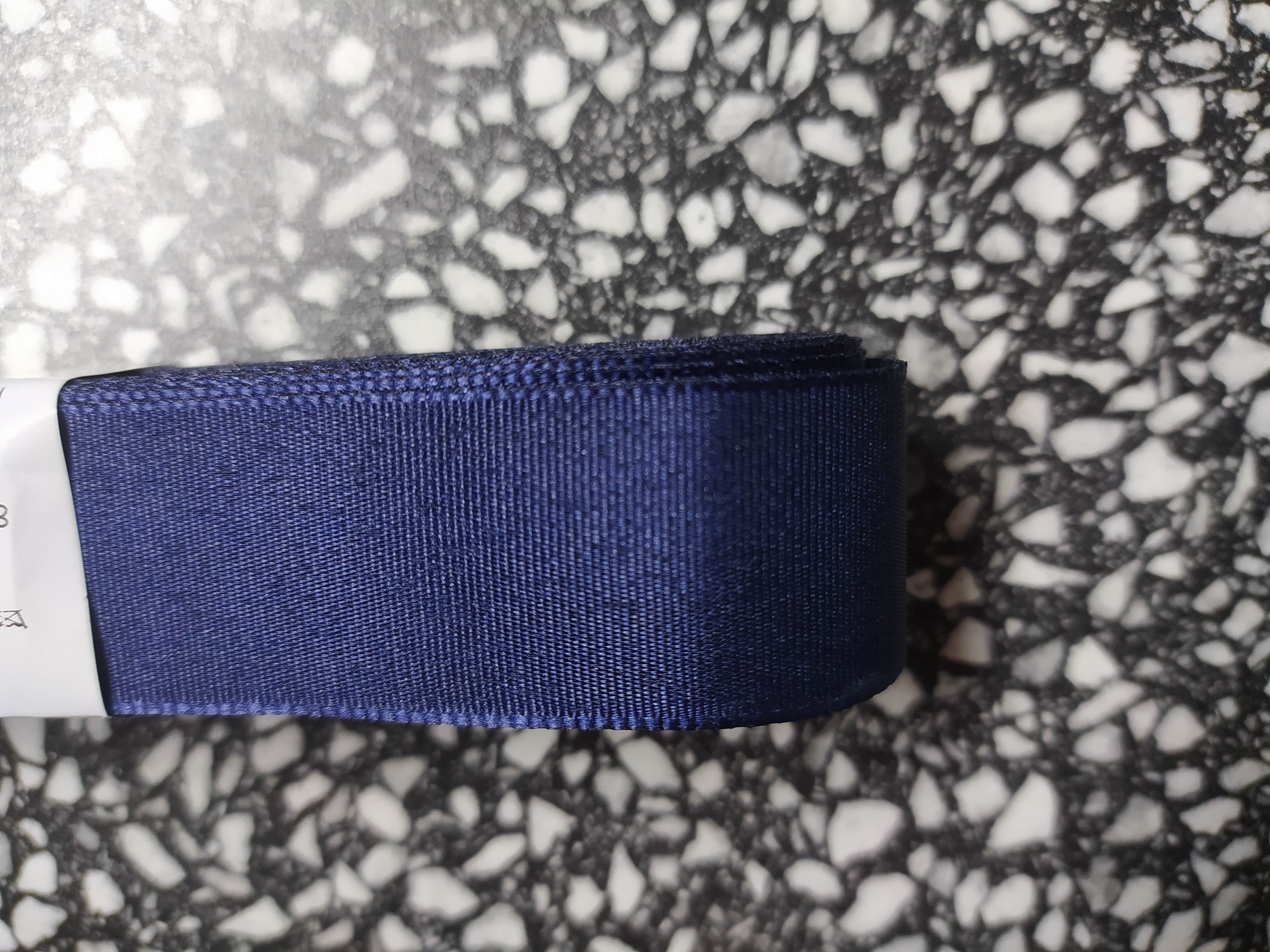 Stuha taftová 25 mm tmavě modrá