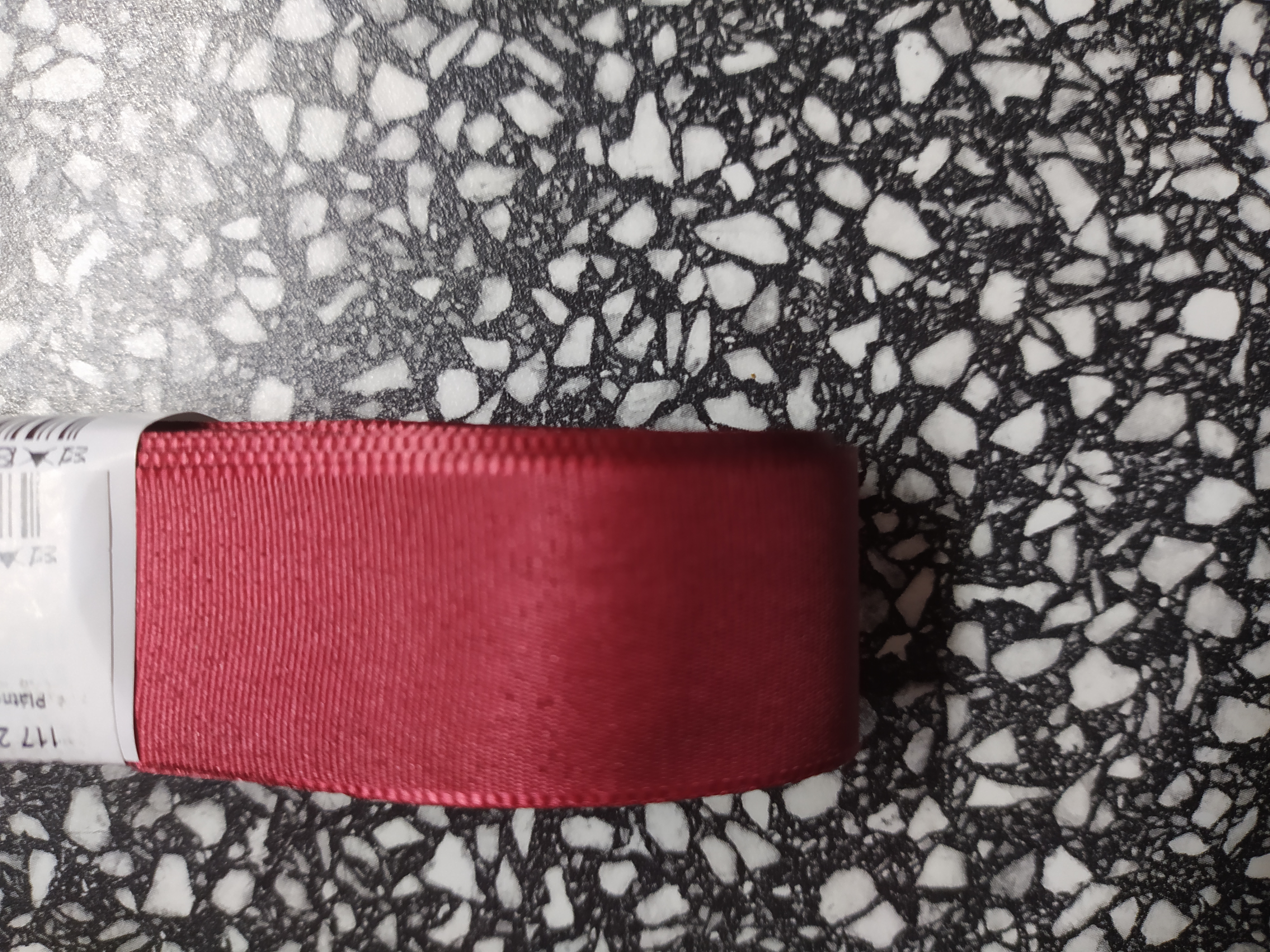 Stuha taftová 25 mm bordó