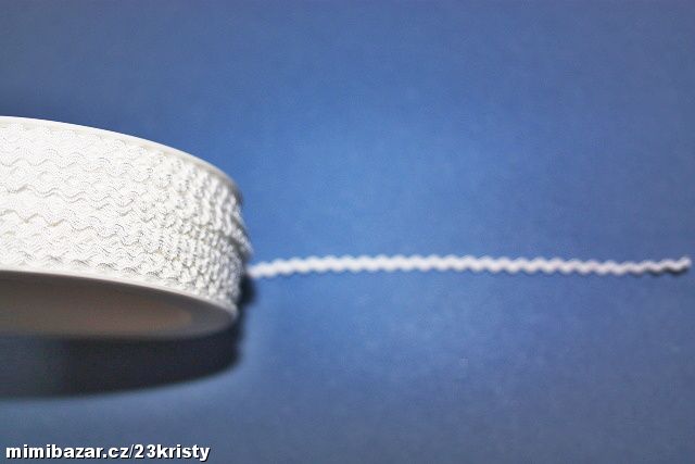 Hadovka šňůrka 4 mm bílá