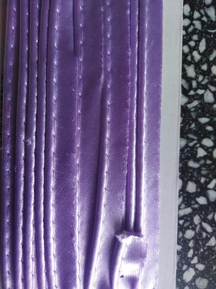 Paspulka saténová 10 mm světle fialová