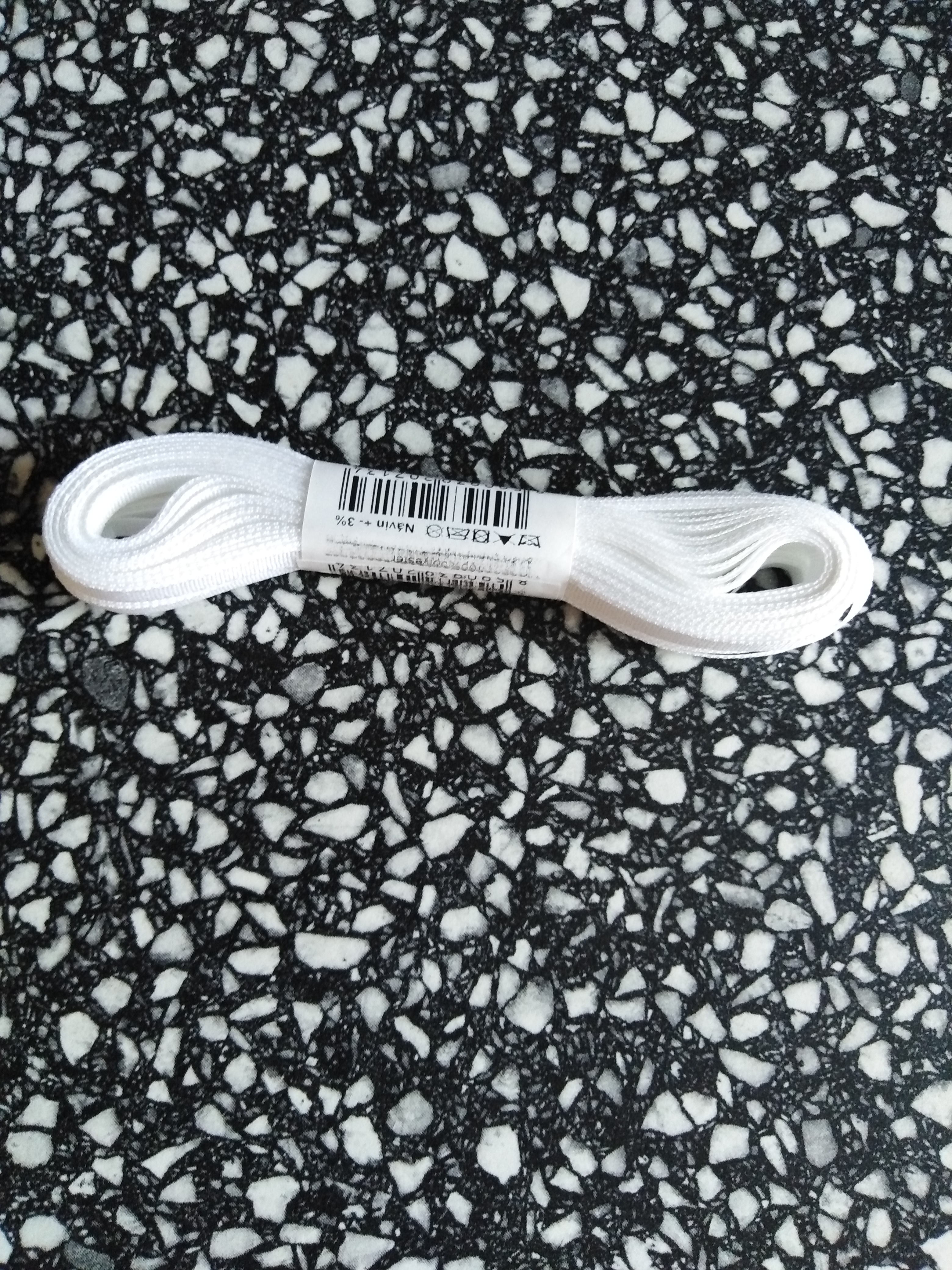 Stuha taftová 4 mm bílá