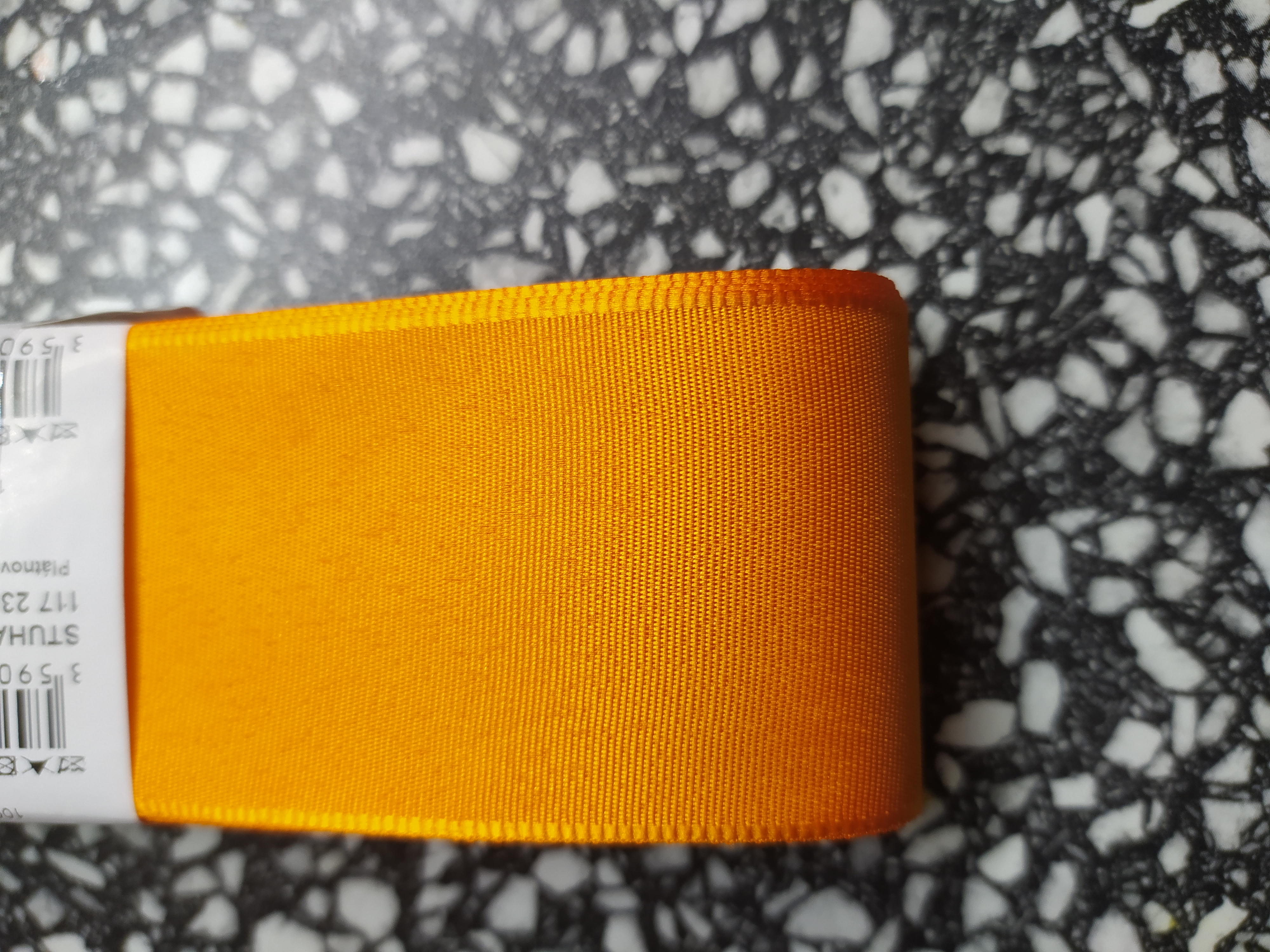 Stuha taftová 40 mm oranžová