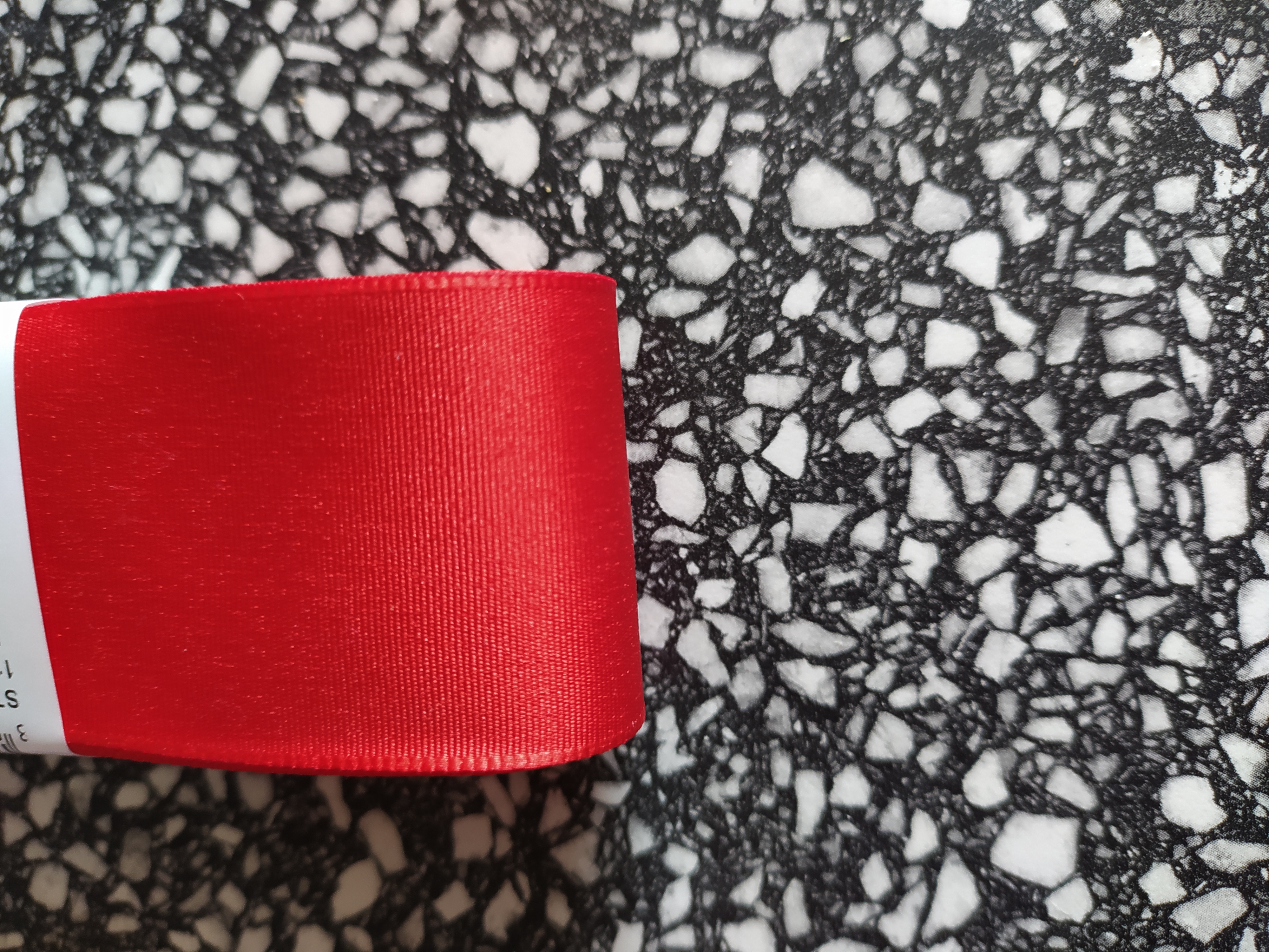 Stuha taftová 40 mm červená