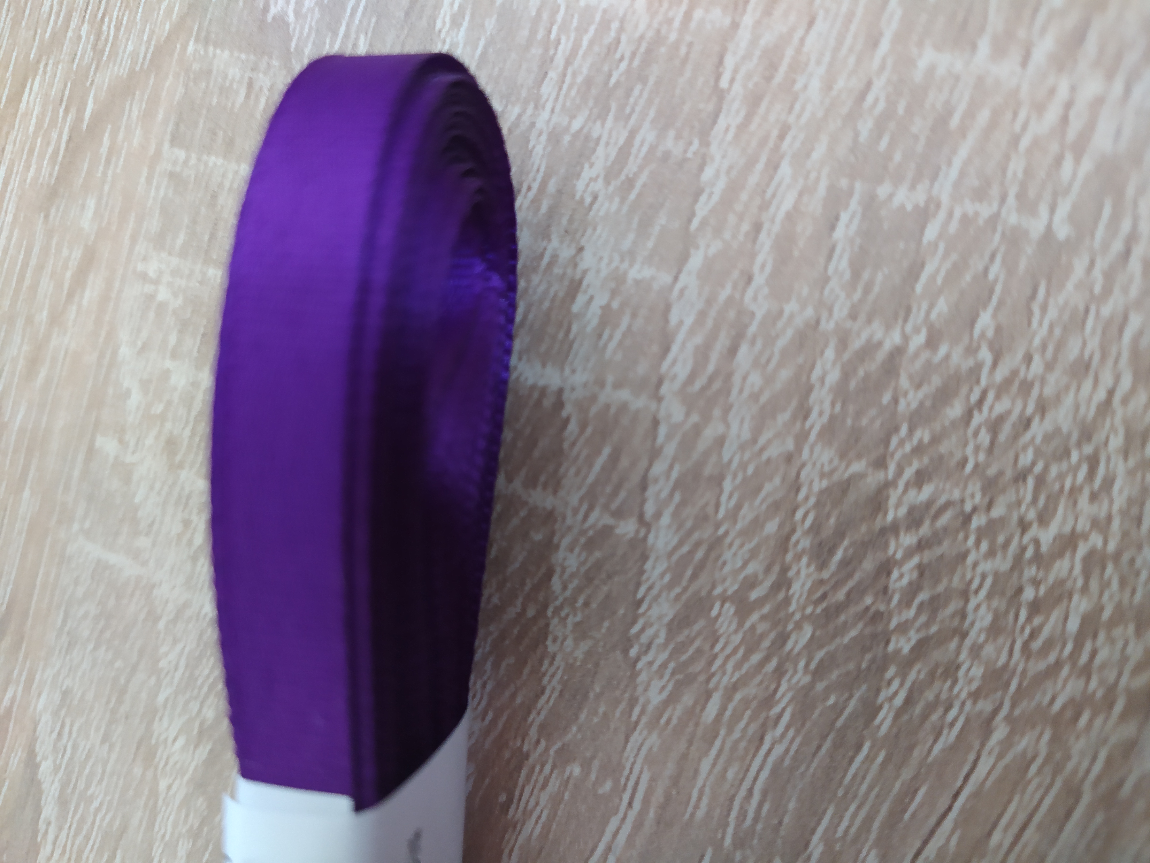 Stuha taftová 6 mm středně fialová