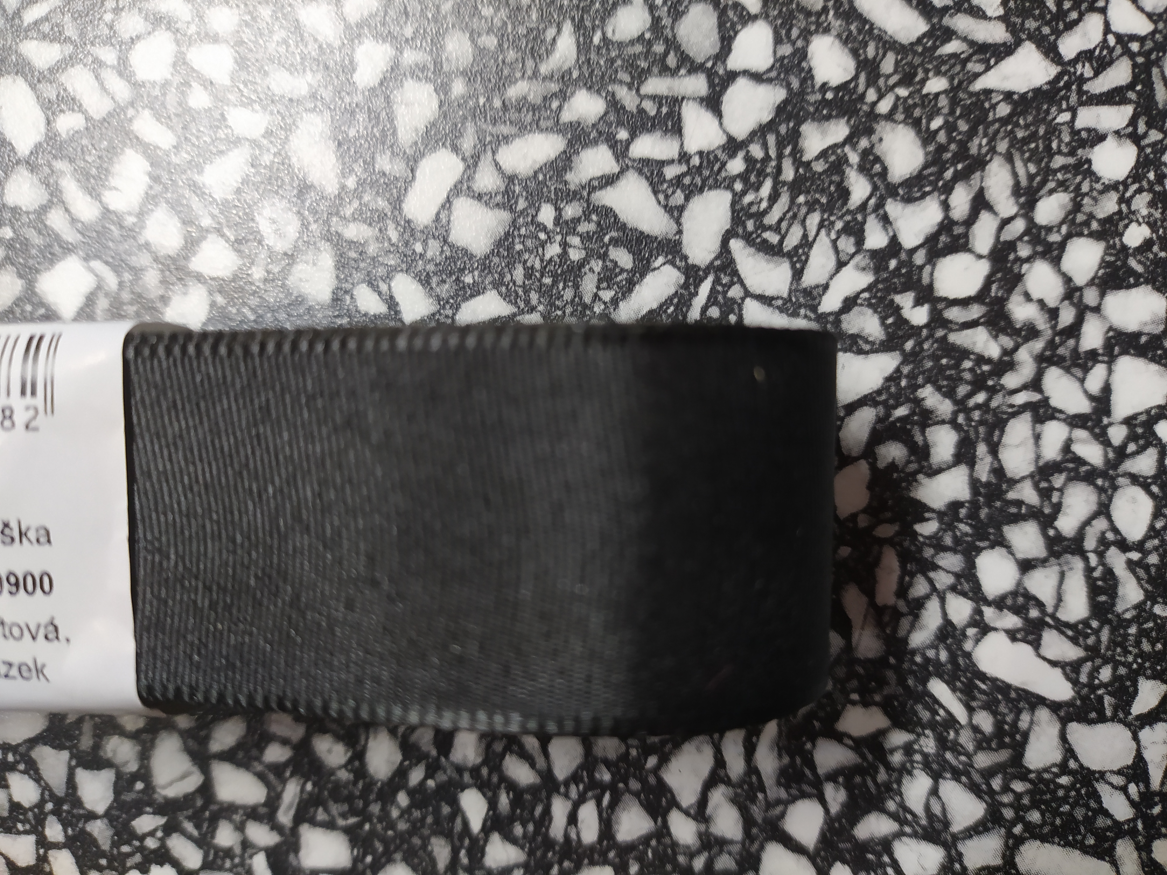 Stuha taftová 25 mm černá