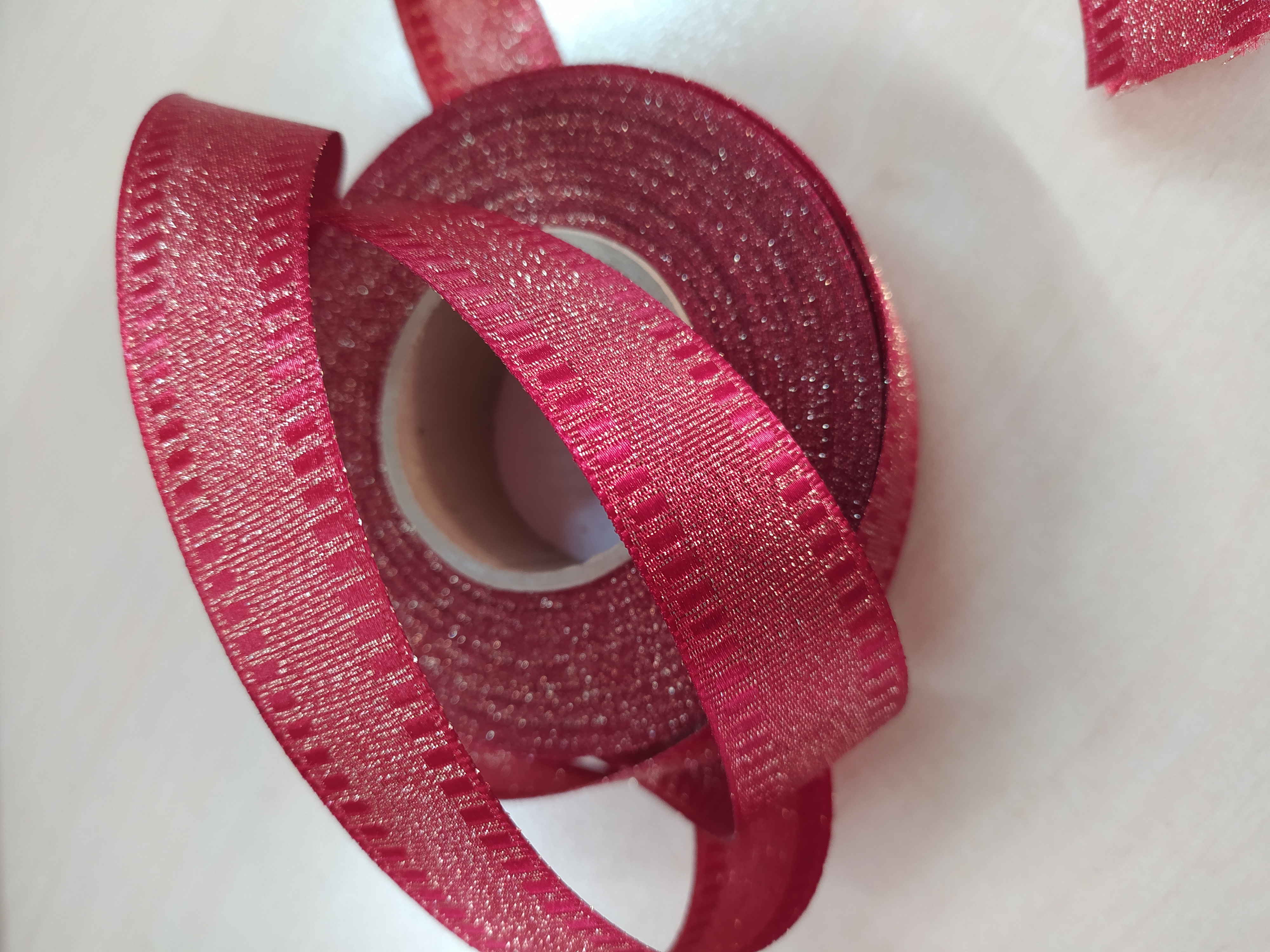 Stuha plátnová s MTP 25 mm vínová