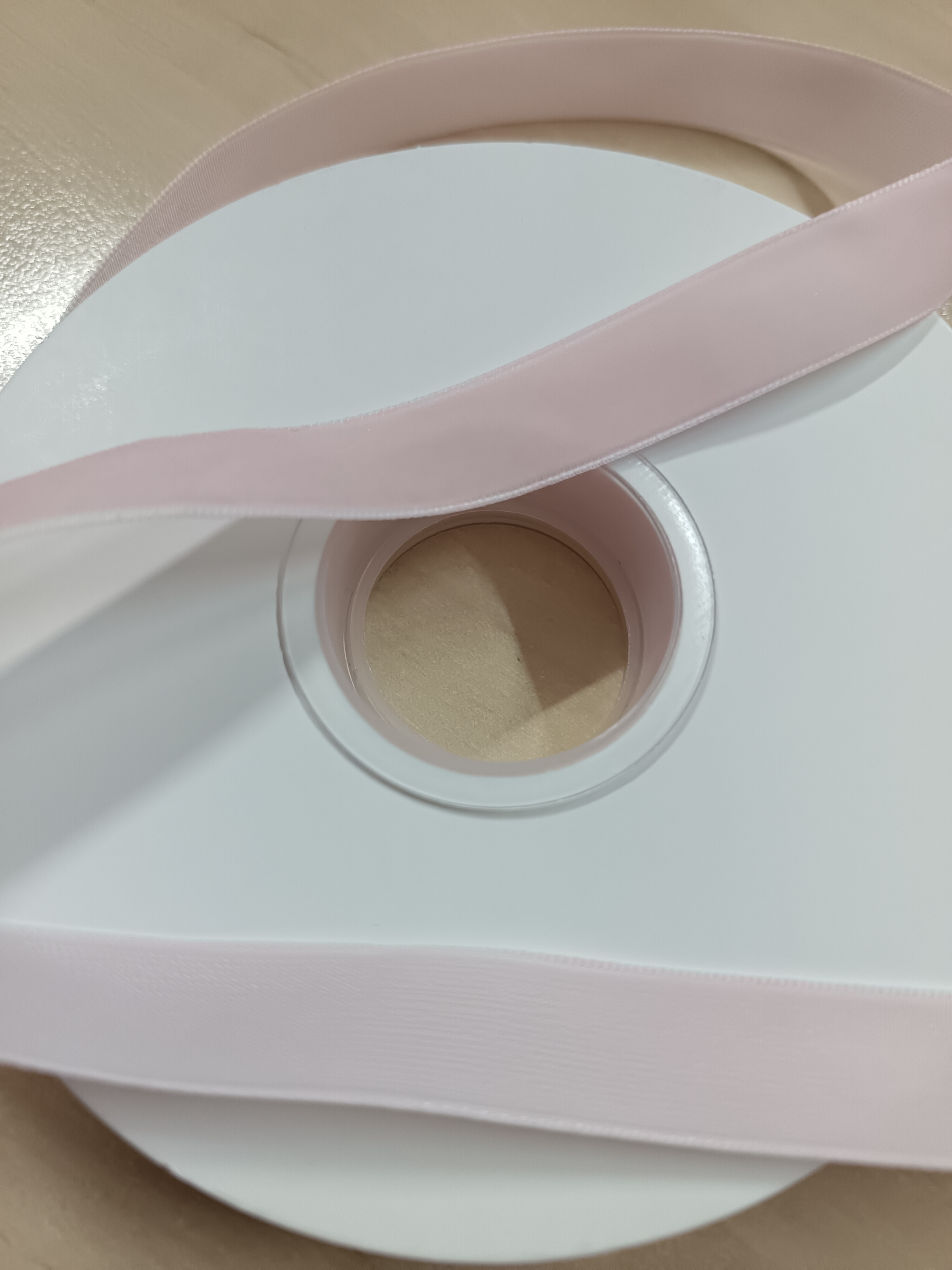 Sametka 15 mm světle růžová