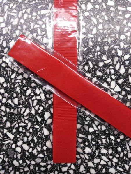 Stuhový uzávěr 20 mm ks 15 cm červený