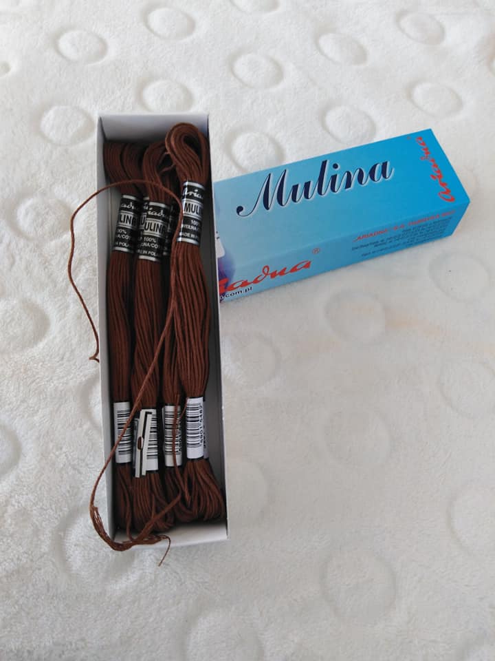Příze na vyšívání Mulina - Ariadna tmavá hnědá 1784