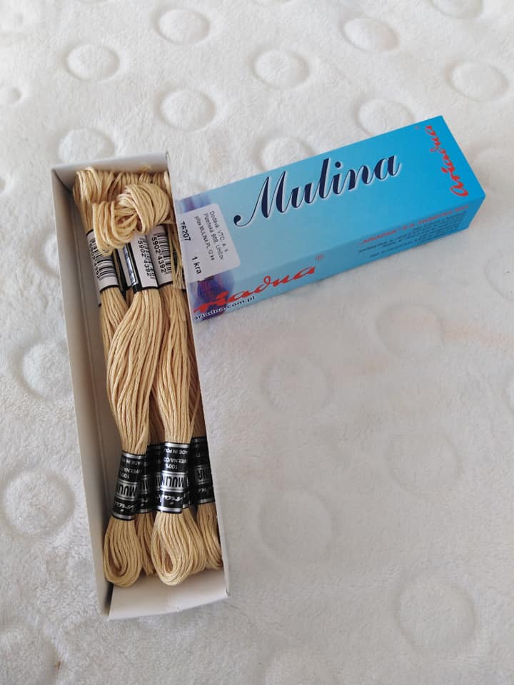 Příze na vyšívání Mulina - Ariadna vanilková 1776