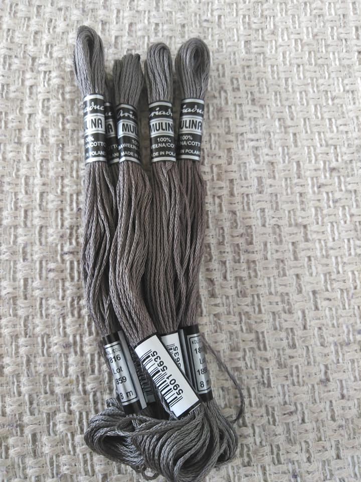 Příze na vyšívání Mulina - Ariadna šedomodrá 1816