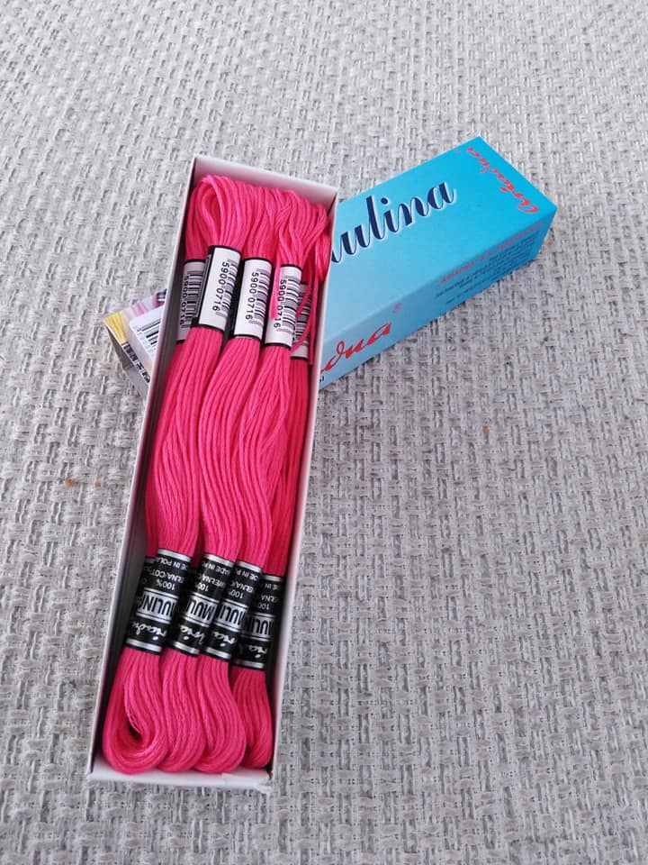 Příze na vyšívání Mulina - Ariadna tmavě růžová 1562