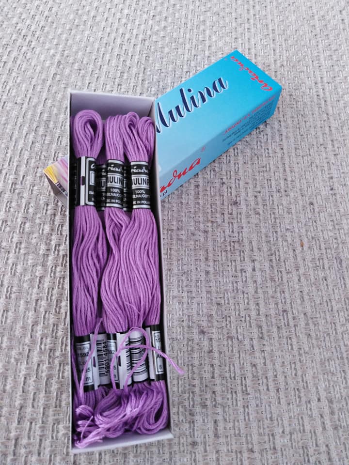 Příze na vyšívání Mulina - Ariadna fialková 1592