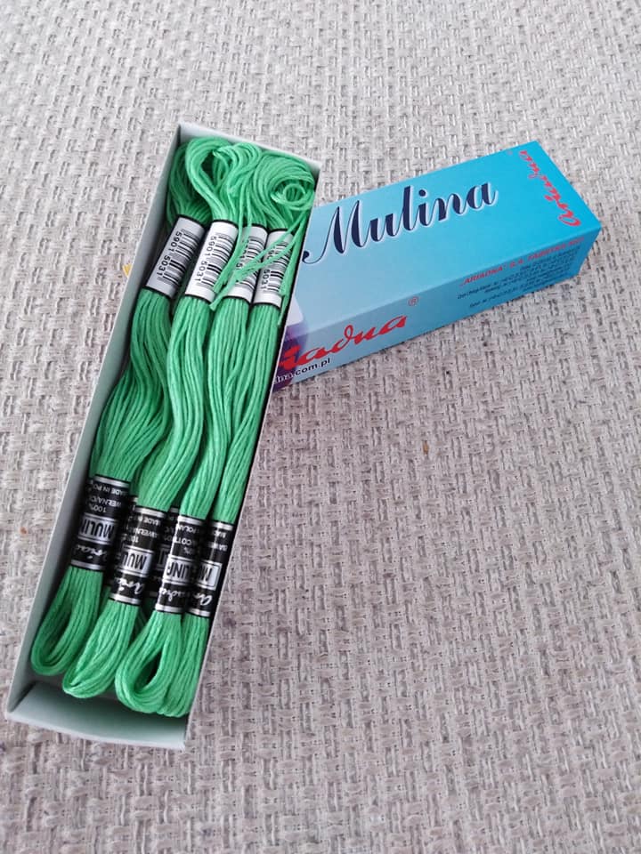 Příze na vyšívání Mulina - Ariadna světle zelená 1664