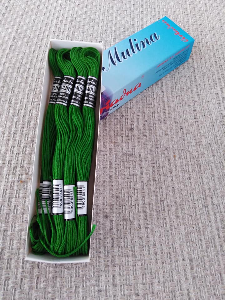 Příze na vyšívání Mulina - Ariadna jasná zeleň 1700