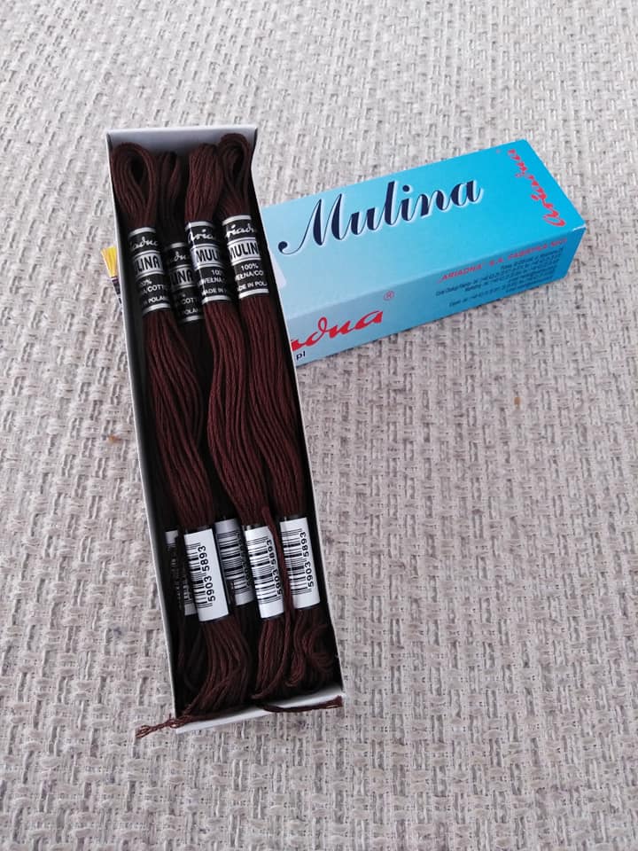 Příze na vyšívání Mulina - Ariadna pastelová hněď 1782