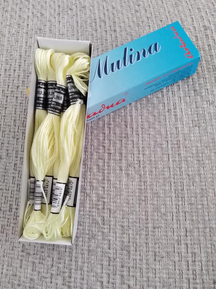 Příze na vyšívání Mulina - Ariadna banánová 1501