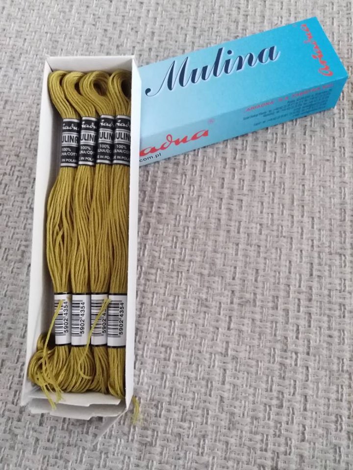 Příze na vyšívání Mulina - Ariadna zlatohnědá 1710