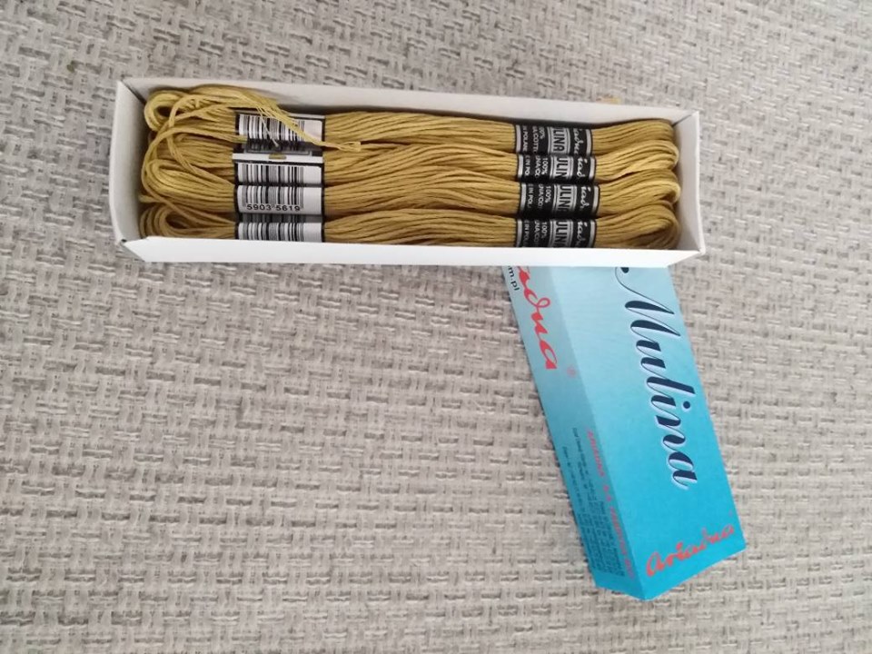 Příze na vyšívání Mulina - Ariadna slámová žluť 1719