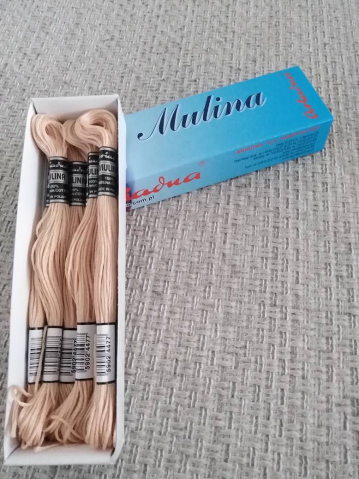 Příze na vyšívání Mulina - Ariadna bledě béžová 1753