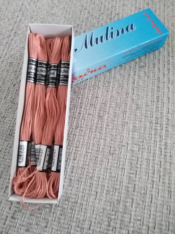 Příze na vyšívání Mulina - Ariadna růžovohnědá 1755