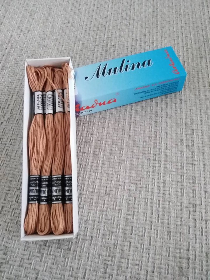 Příze na vyšívání Mulina - Ariadna tmavě béžová 1768