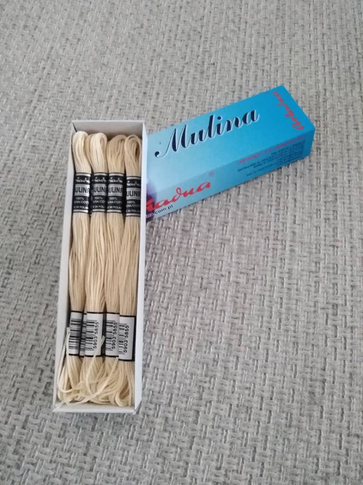 Příze na vyšívání Mulina - Ariadna smetanová 1775