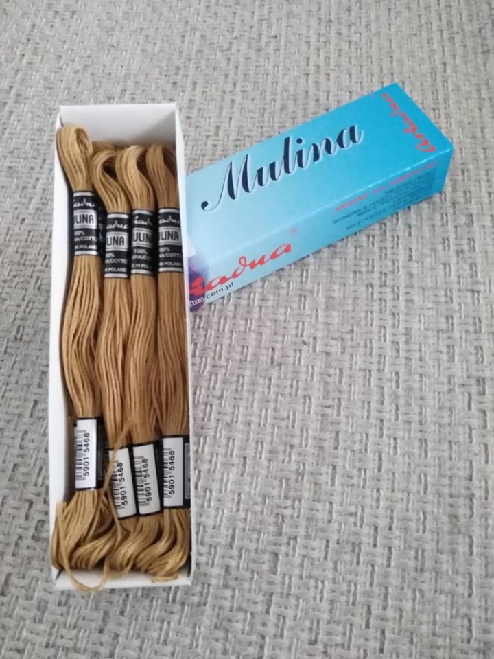 Příze na vyšívání Mulina - Ariadna kakaová 1778