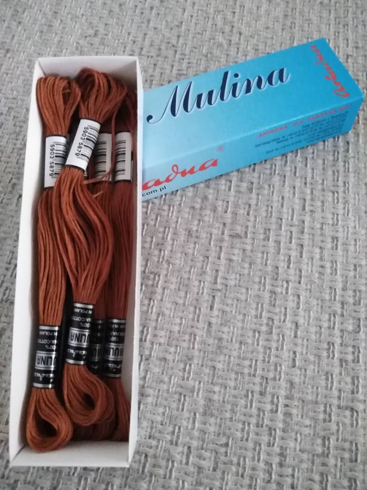 Příze na vyšívání Mulina - Ariadna středně rezavá 1780
