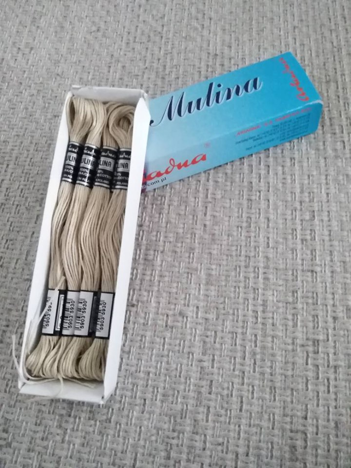 Příze na vyšívání Mulina - Ariadna bělavá šeď 1791