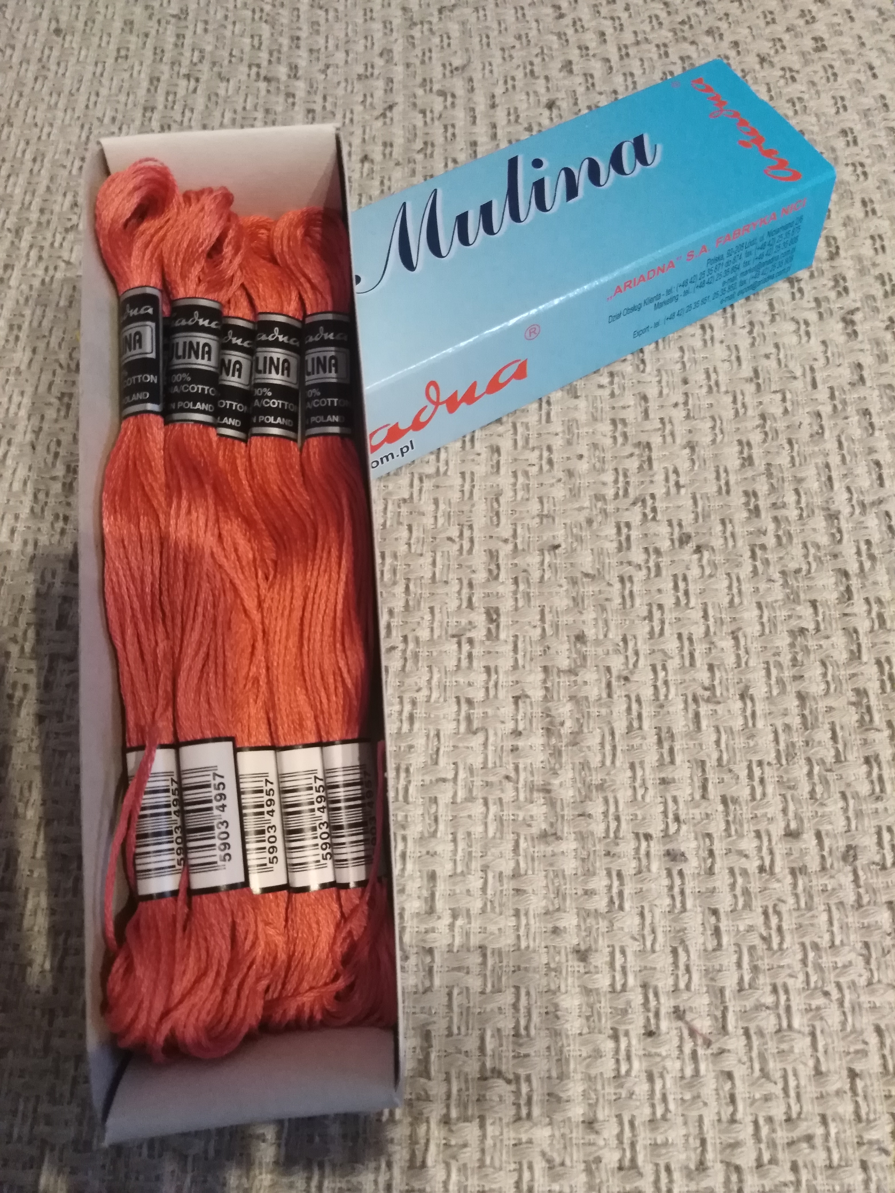 Příze na vyšívání Mulina - Ariadna světle masová 1539