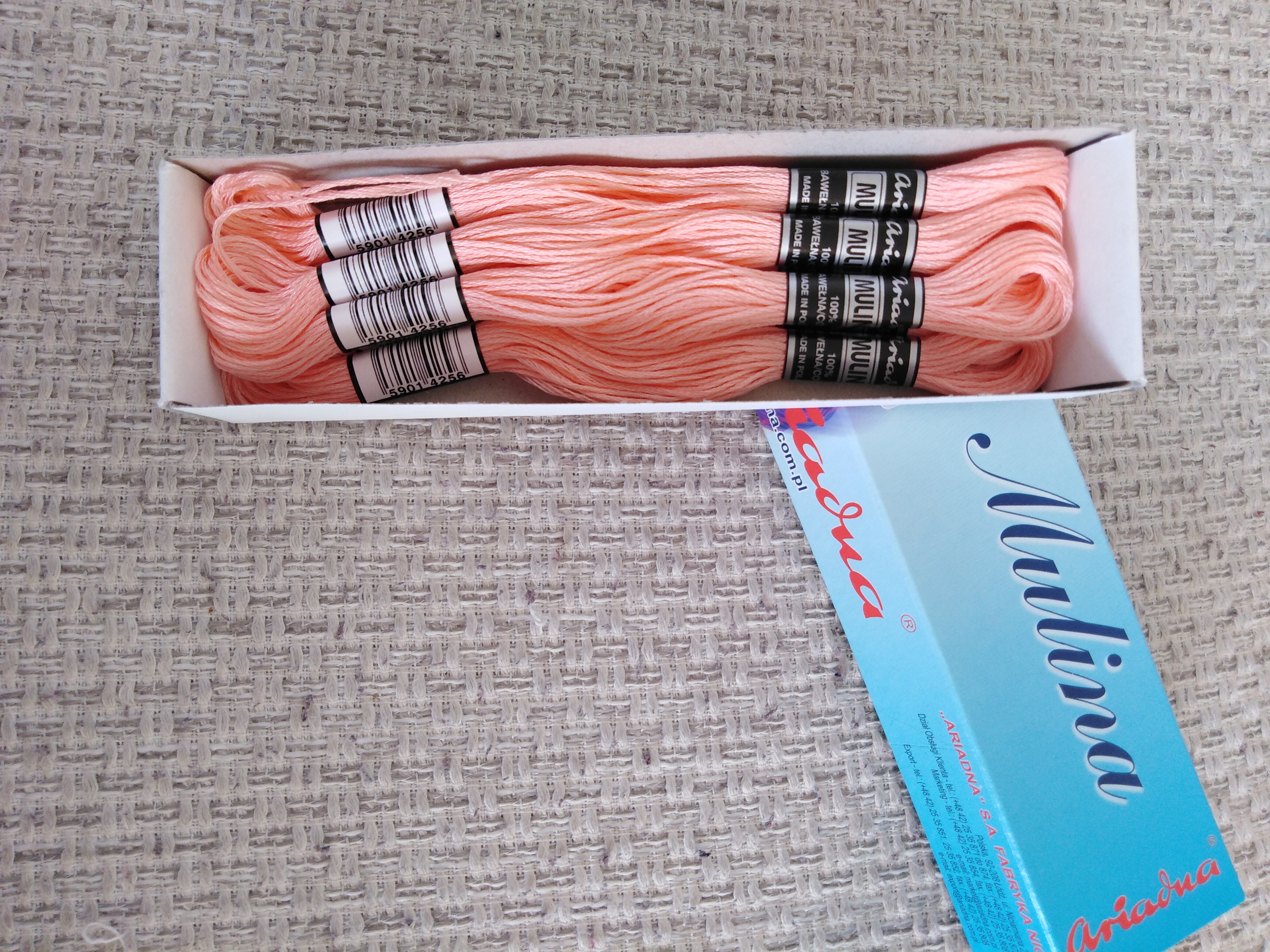 Příze na vyšívání Mulina - Ariadna krevetová 1536
