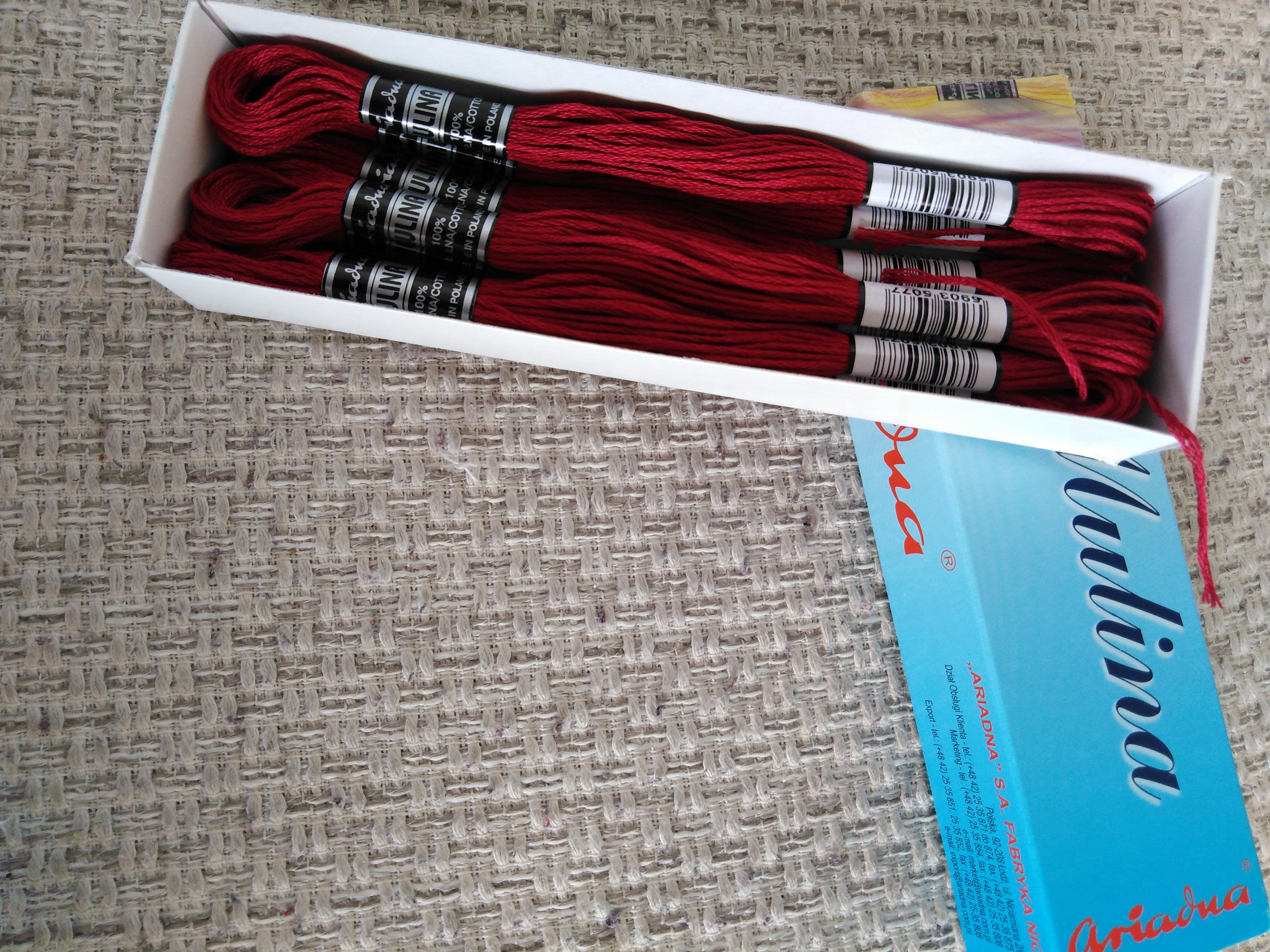 Příze na vyšívání Mulina - Ariadna vínovohnědá 1566