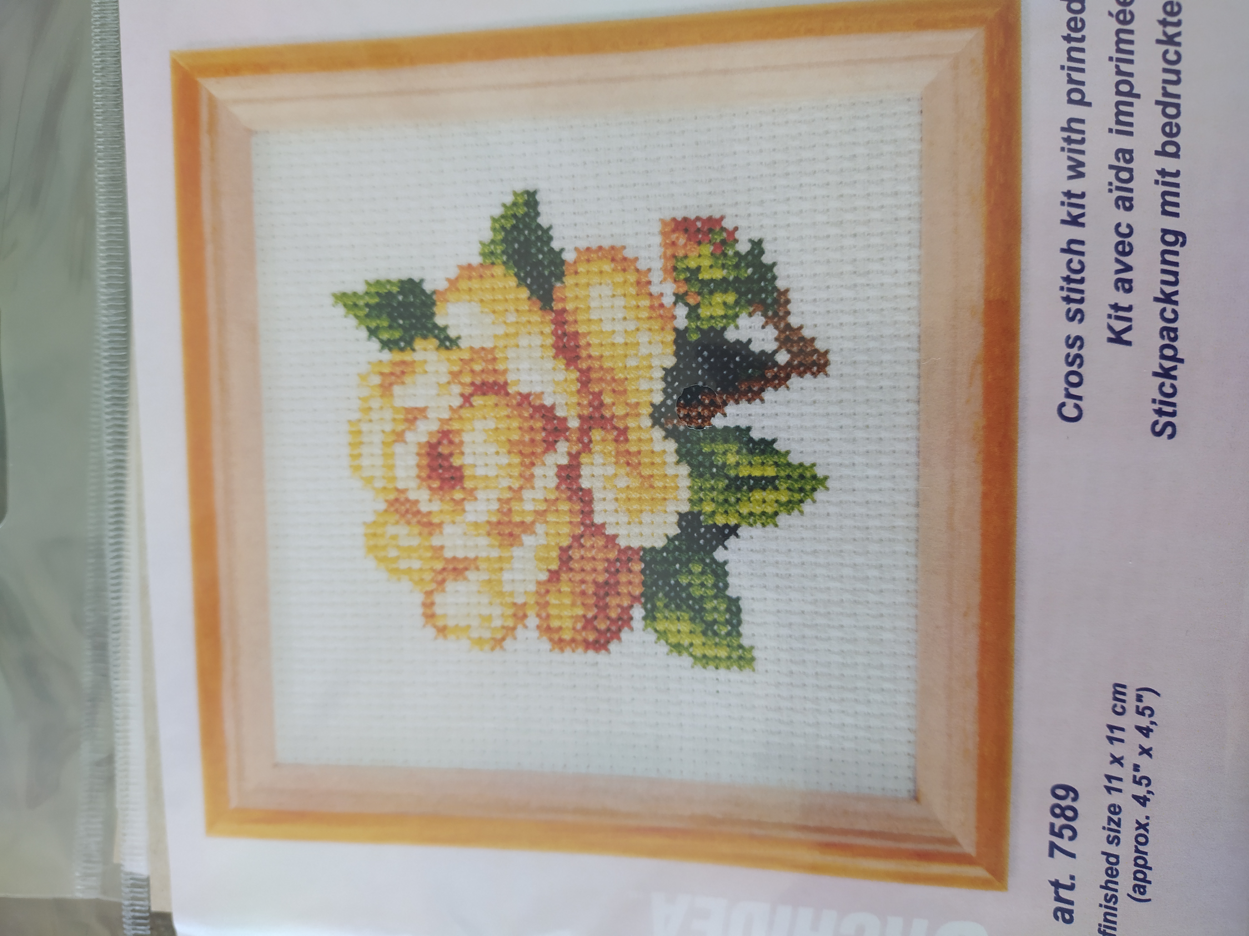 Vyšívací sada 11 x 11 cm 7589