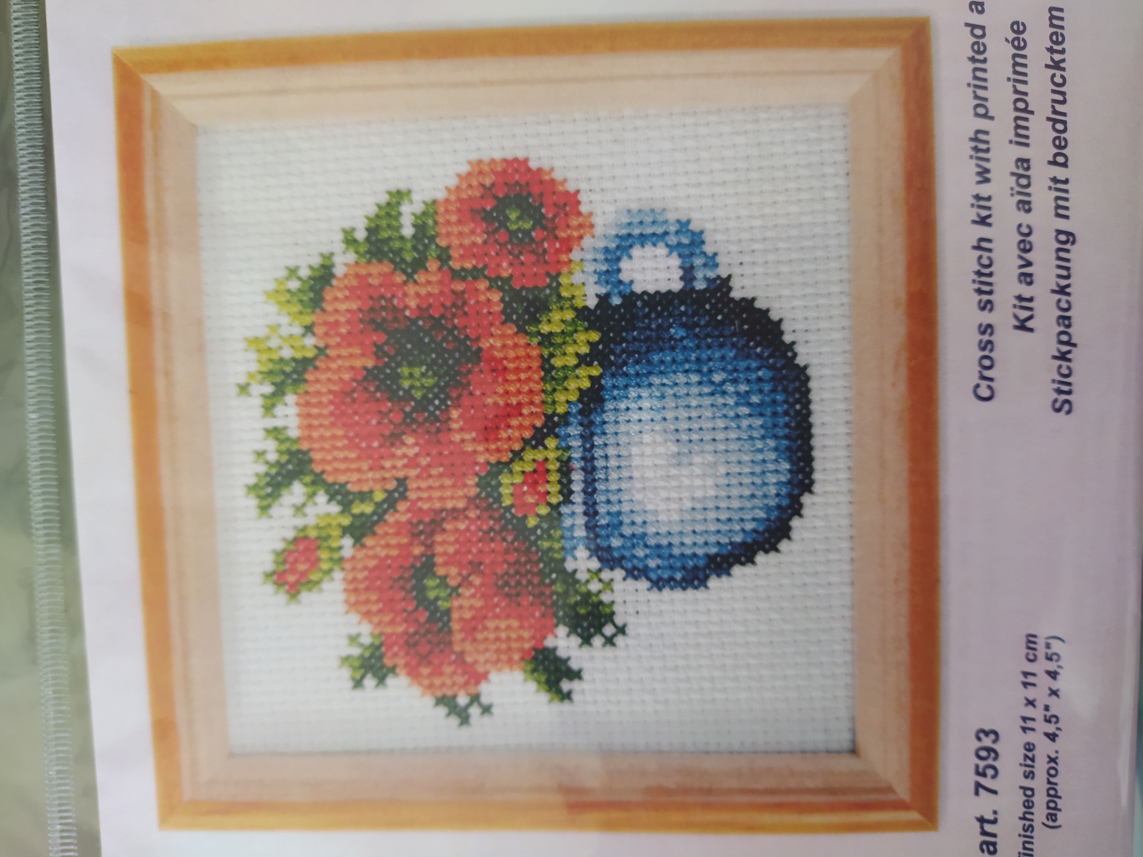 Vyšívací sada 11 x 11 cm 7593