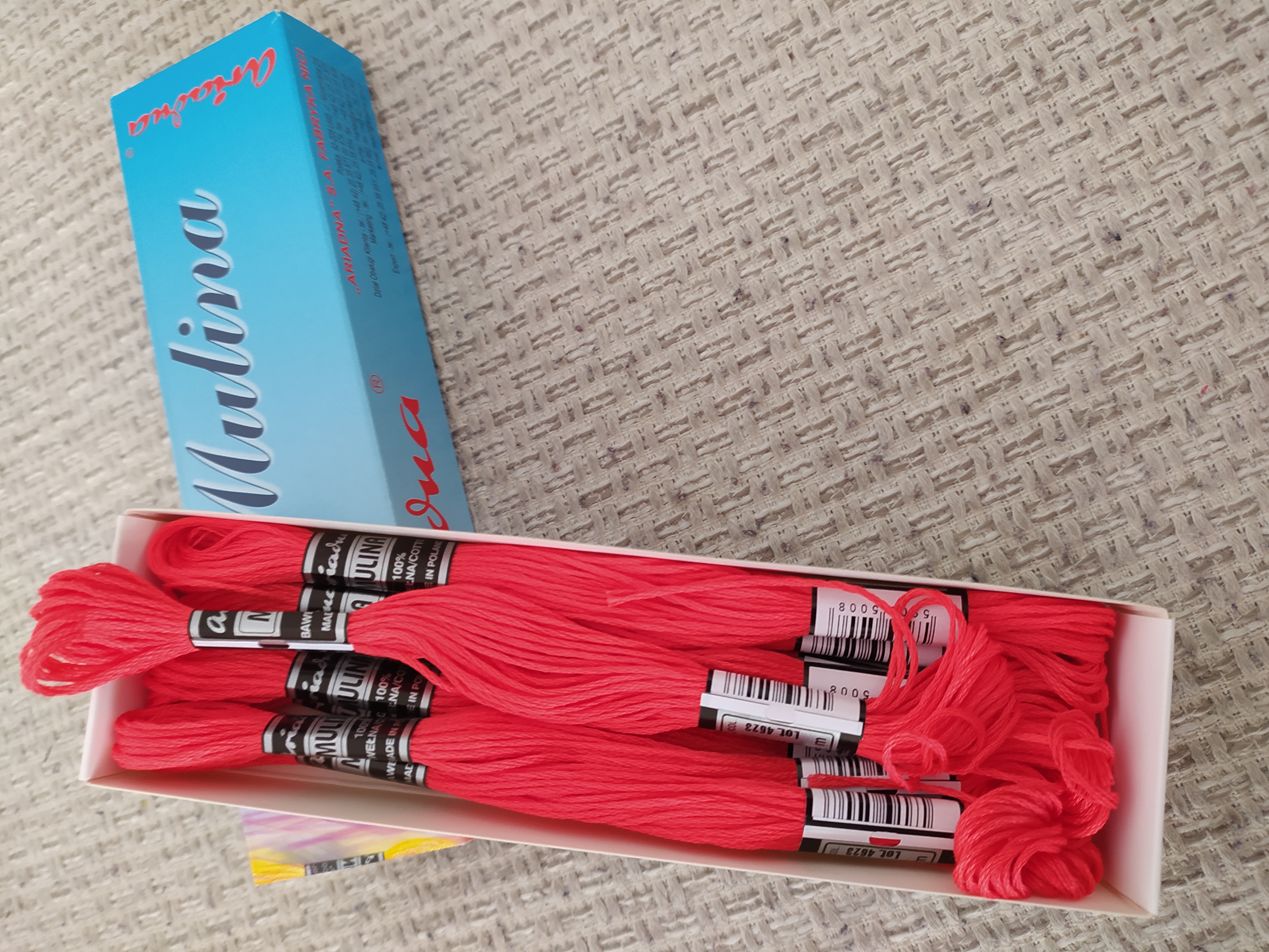 Příze na vyšívání Mulina - Ariadna světle malinová 1546