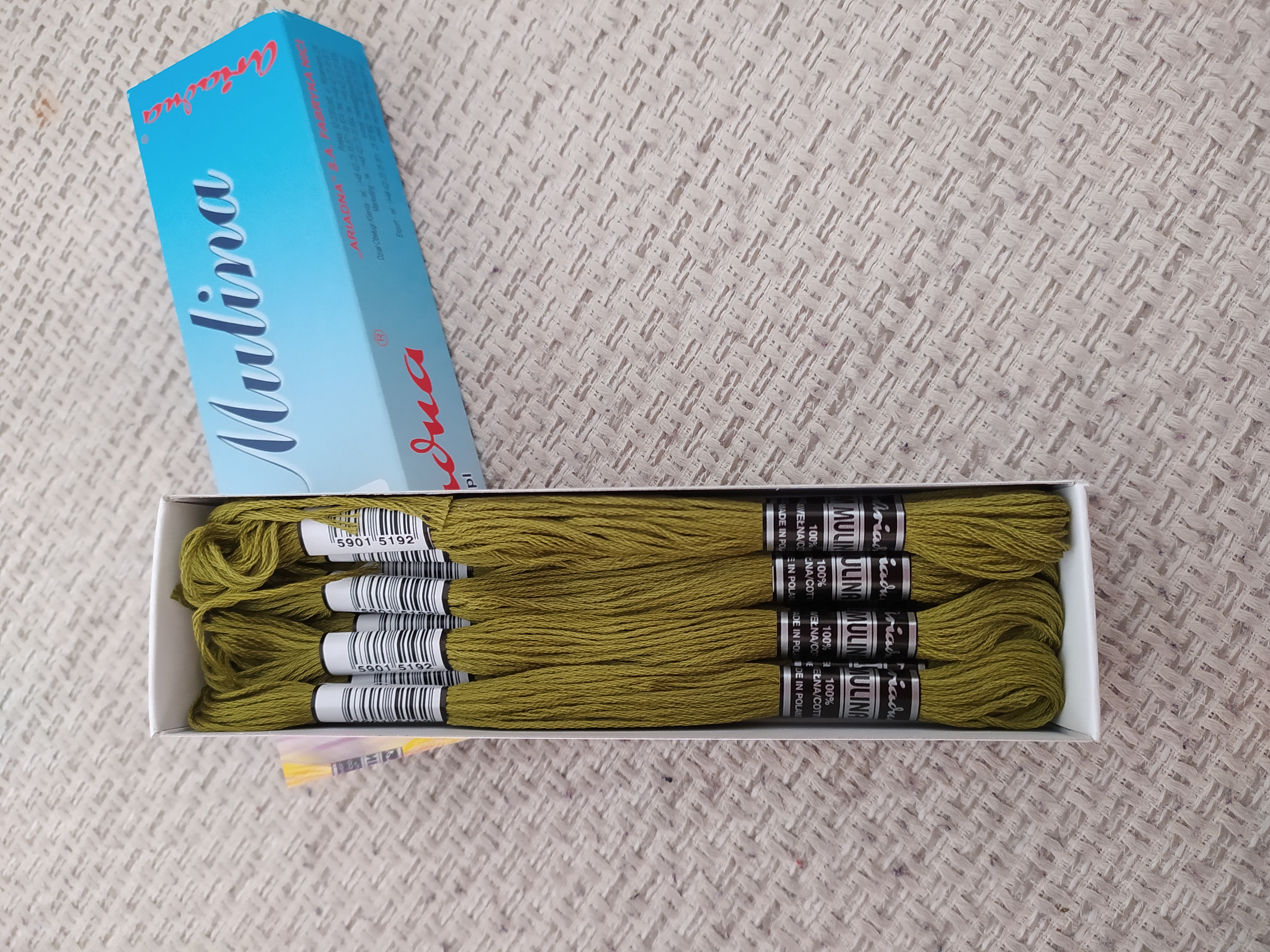 Příze na vyšívání Mulina - Ariadna světlá khaki 1705