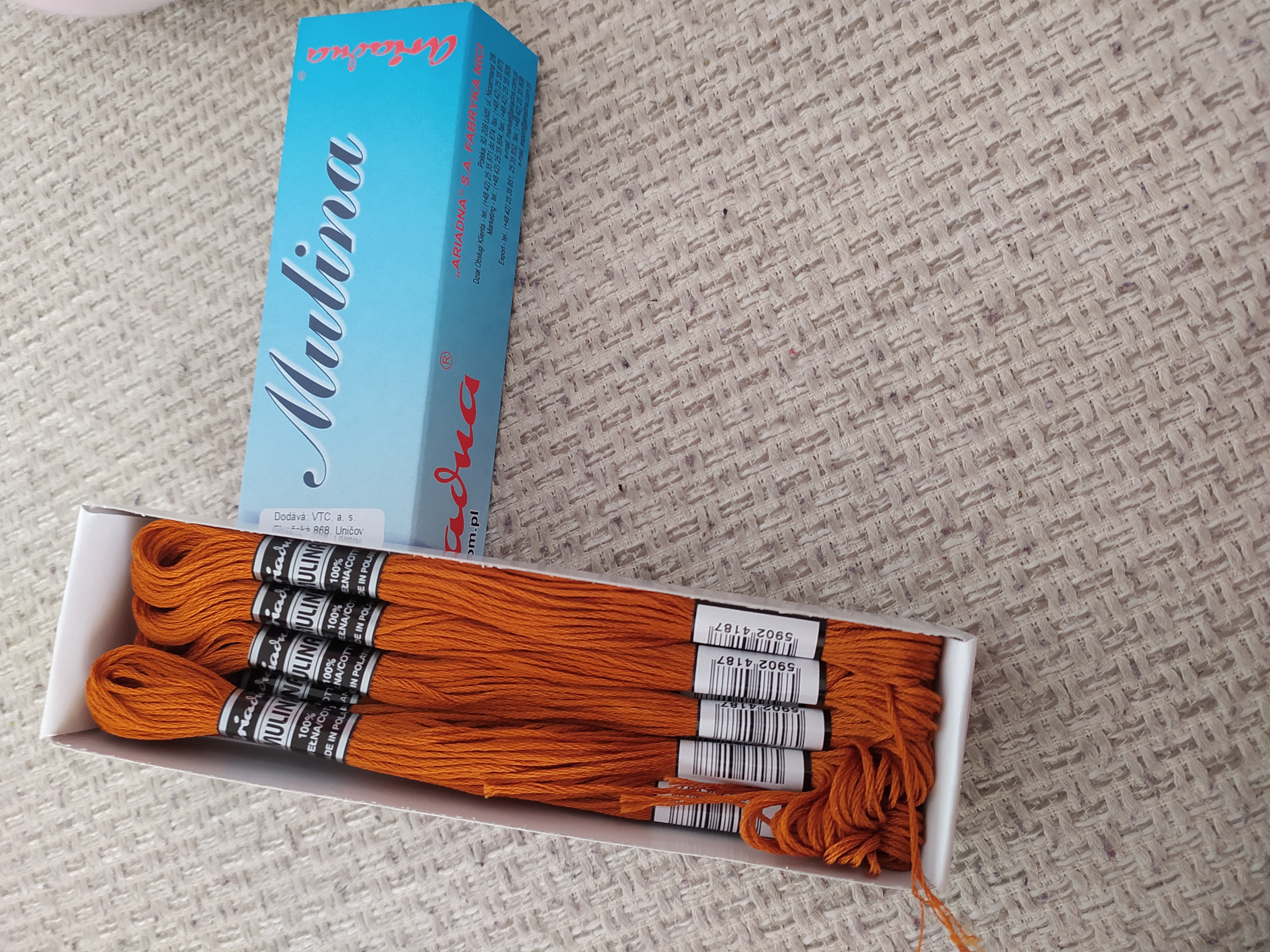 Příze na vyšívání Mulina - Ariadna perníková hněď 1740