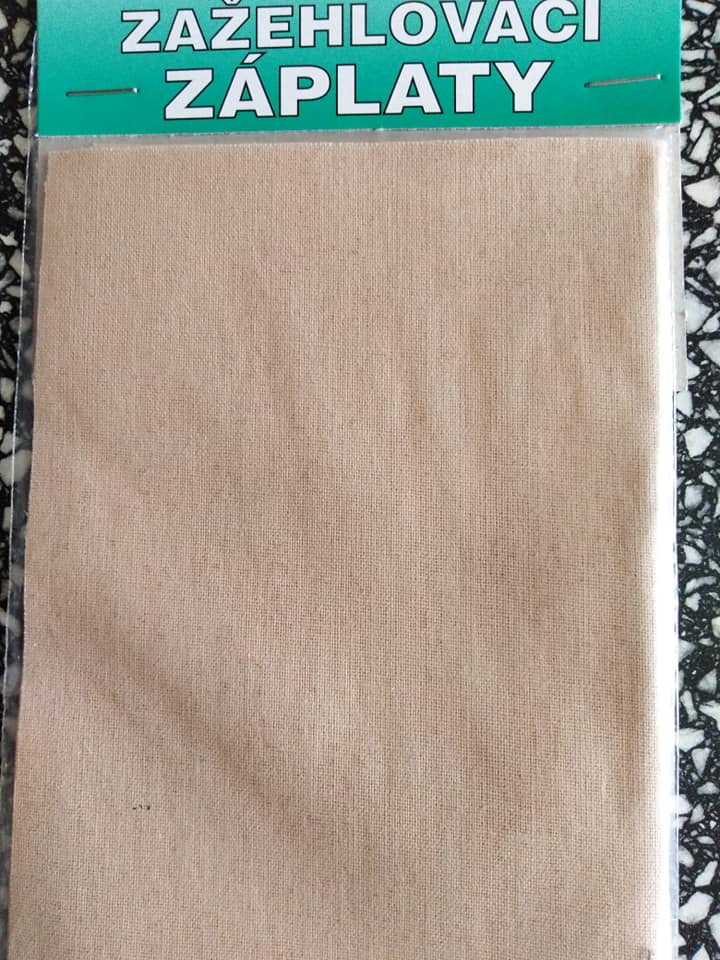 Záplaty nažehlovací přírodní