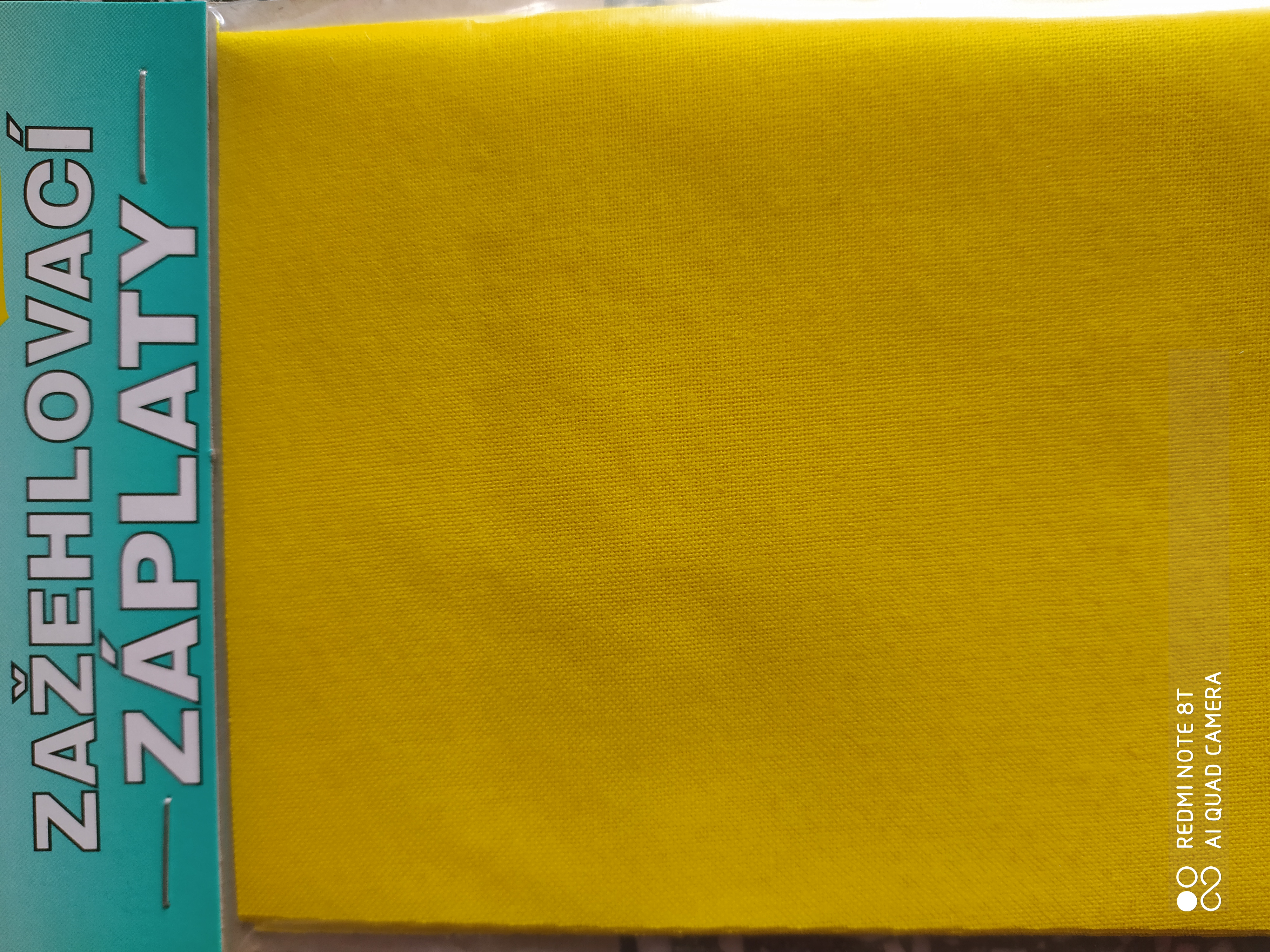 Záplaty nažehlovací kanárkově žluté