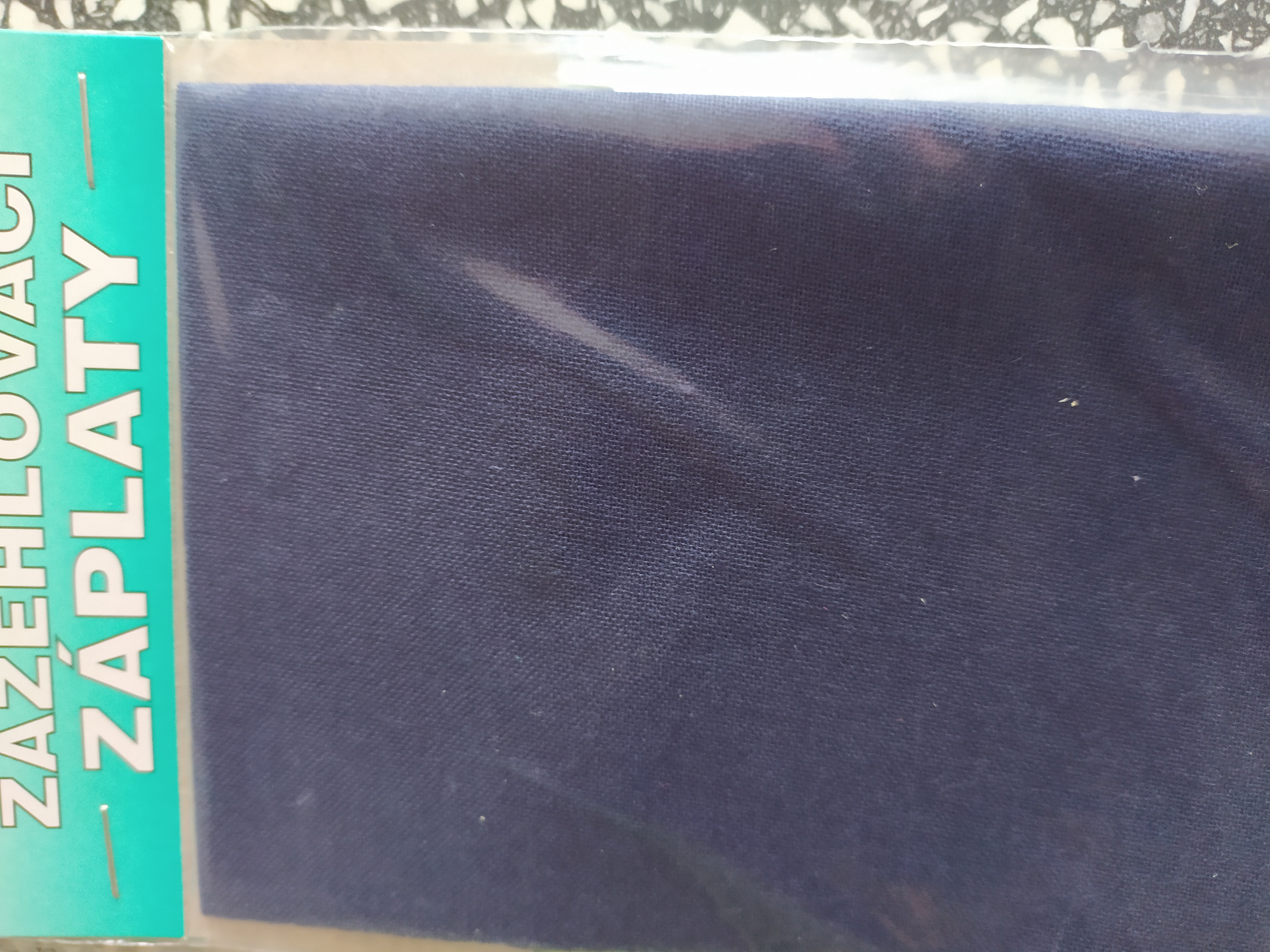 Záplaty nažehlovací tmavě modré