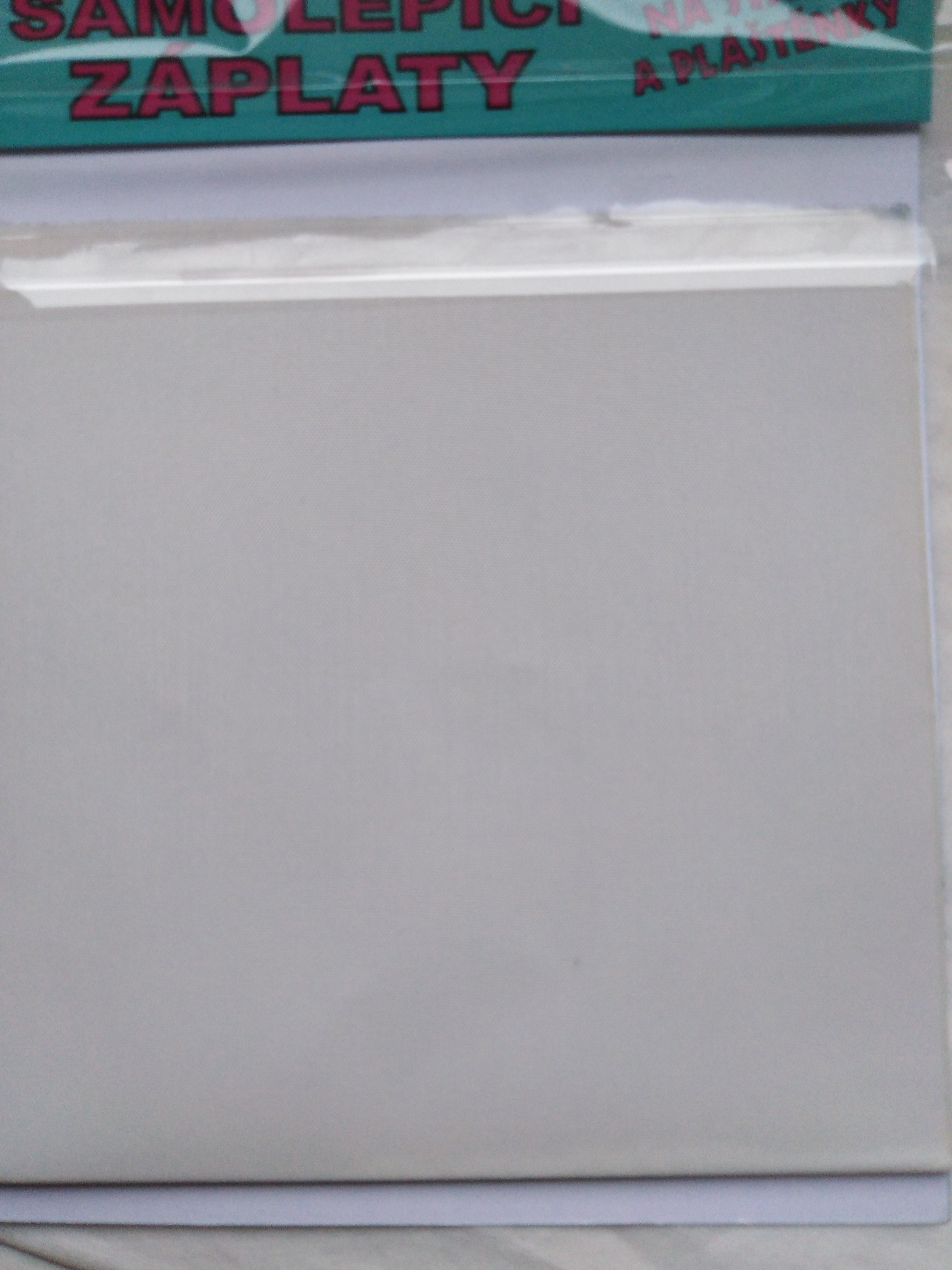 Záplaty samolepící smetanová