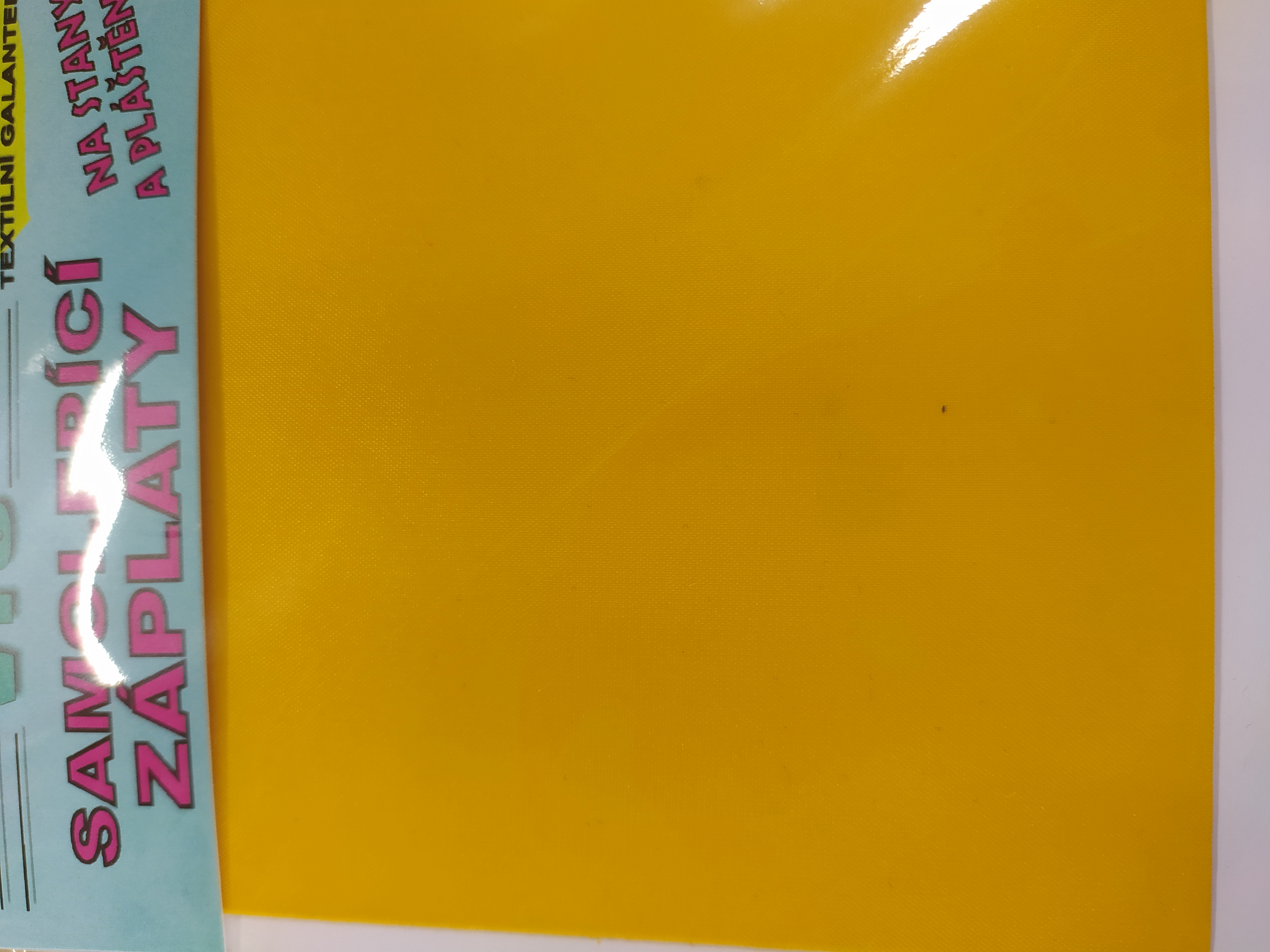 Záplaty samolepící žlutá