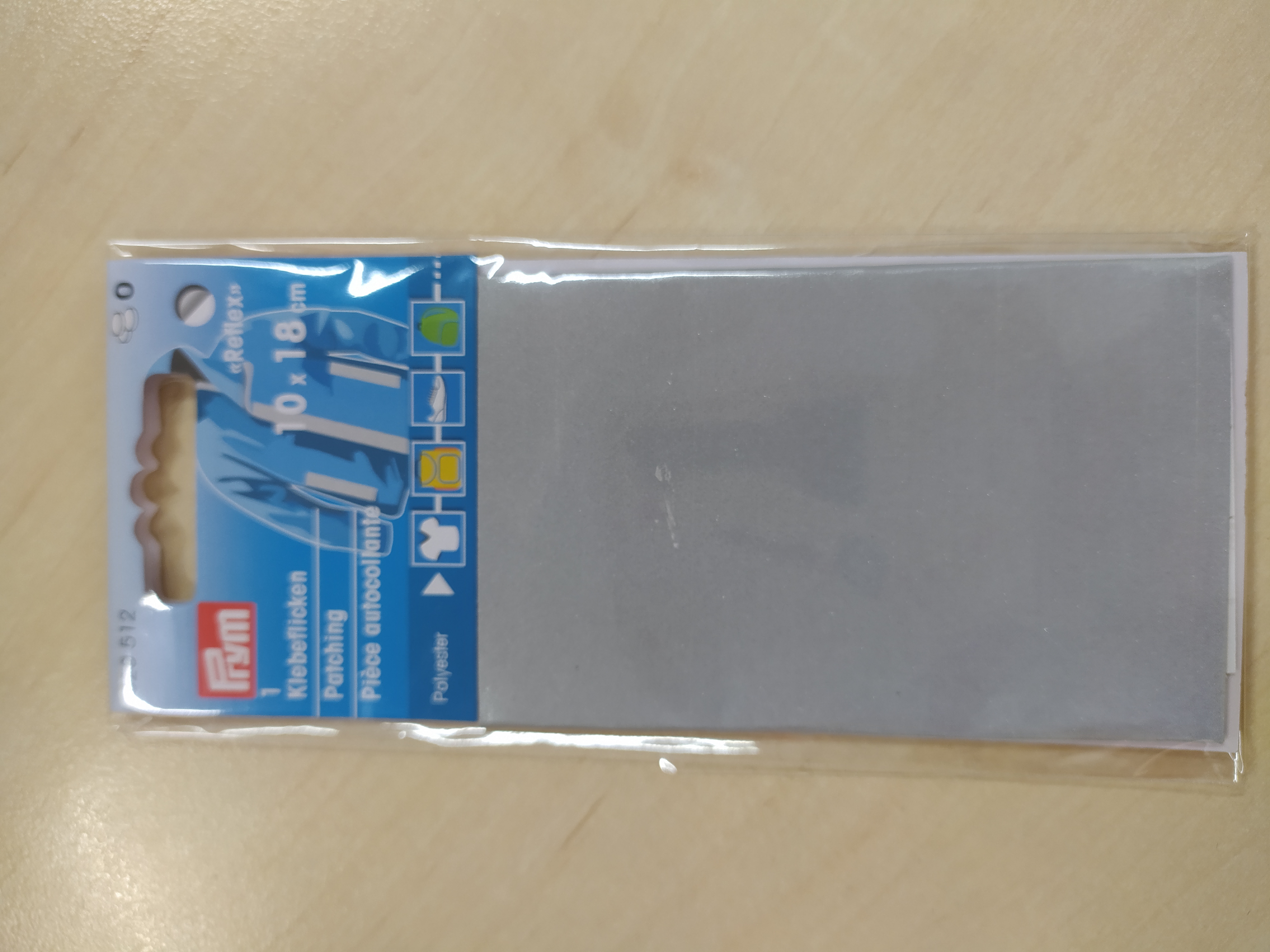 Záplata nalepovací reflexní 10 x 18 cm