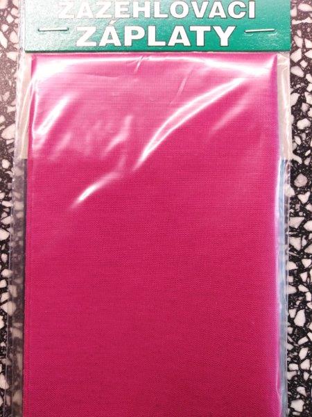 Záplaty nažehlovací malinové